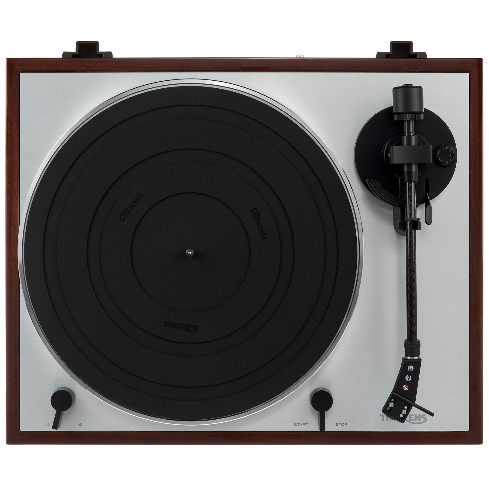 Thorens TD 402 DD en noyer