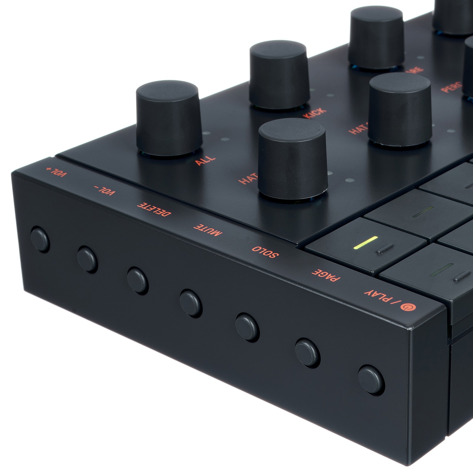 Yamaha SEQTRAK Black Bedienelemente linke Seite