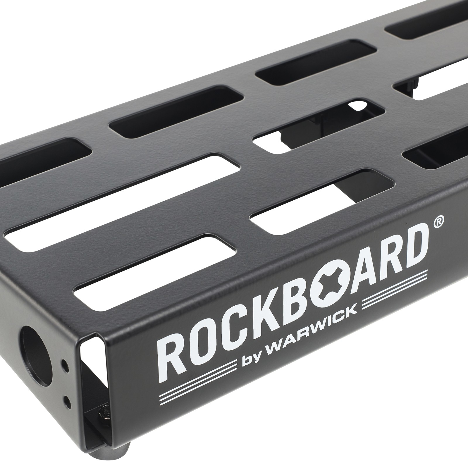 Manufacturer logo on the RockBoard DUO 2.2 pedalboard