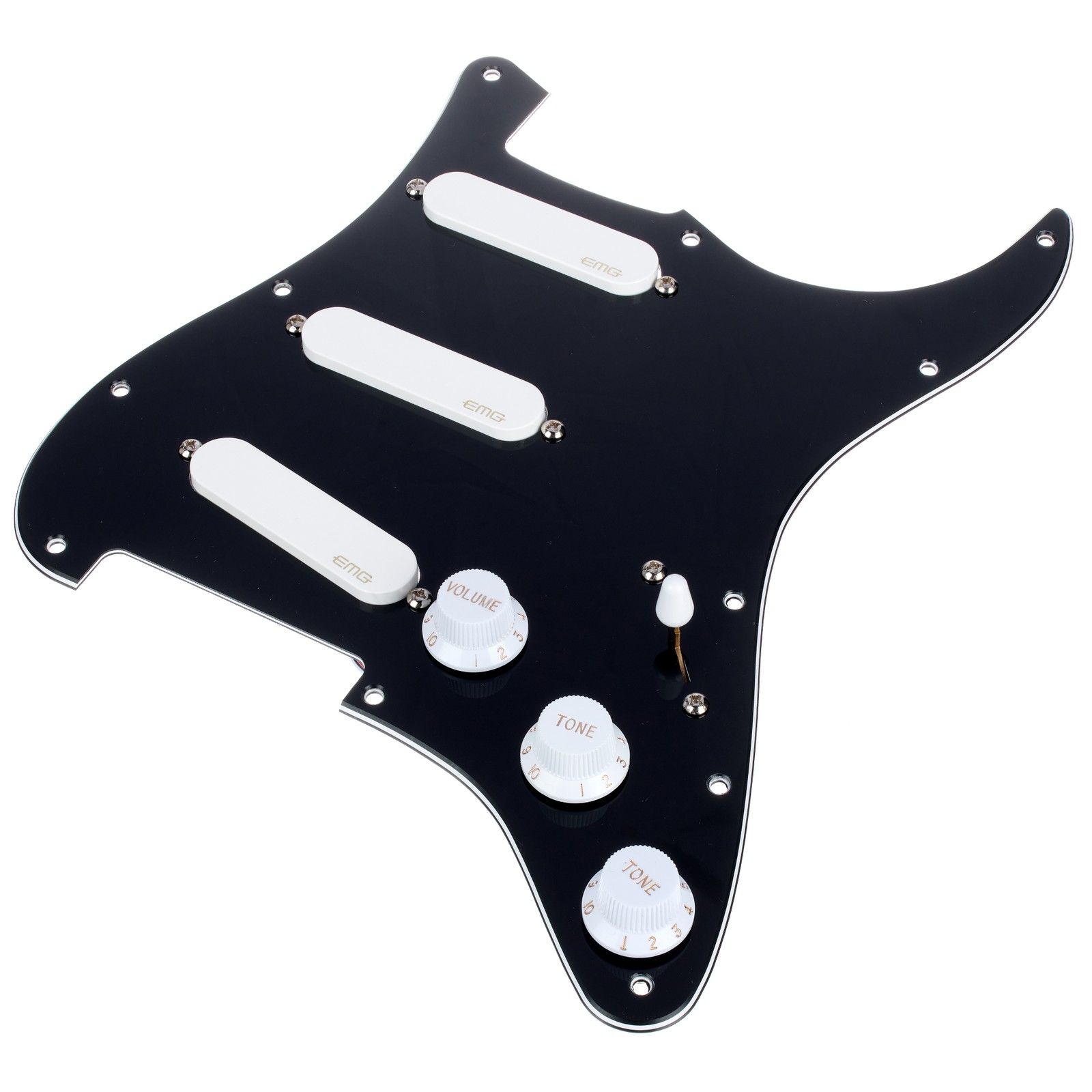 EMG DG-20 David Gilmour Schlagbrett BK/WH