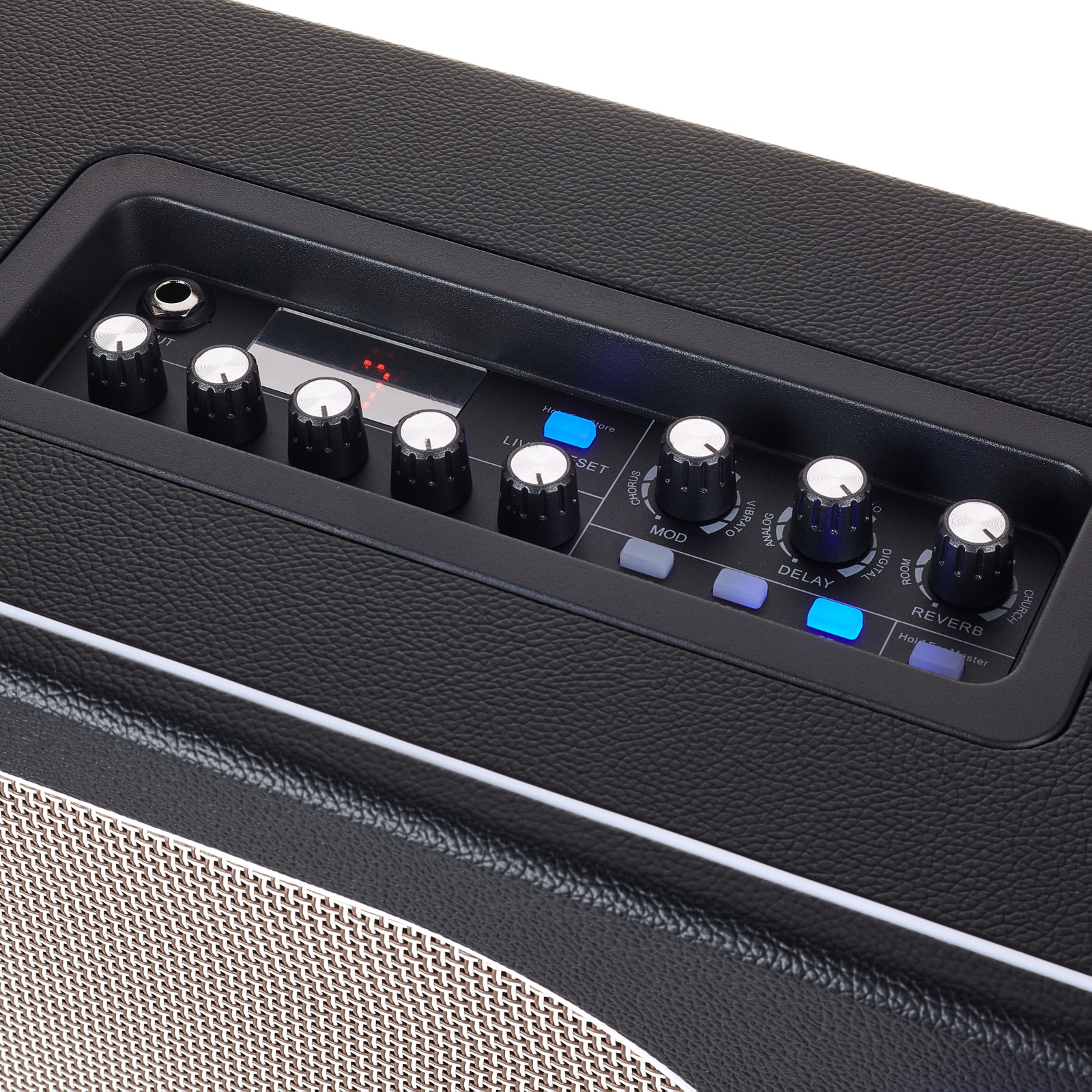 Mooer Hornet Black 30W Modeling Amp control panel