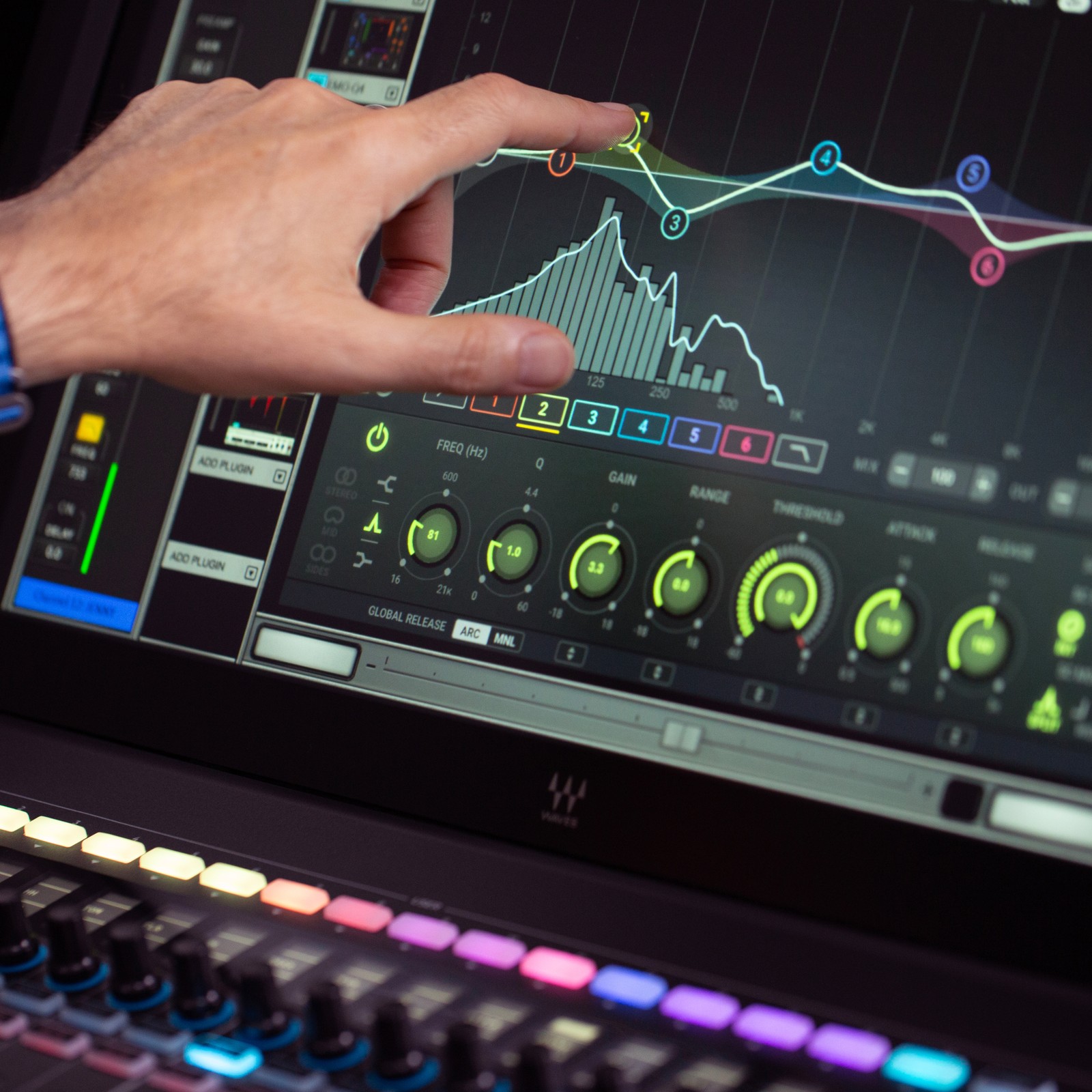 Bildschirmdarstellung des Waves eMotion LV1 Classic