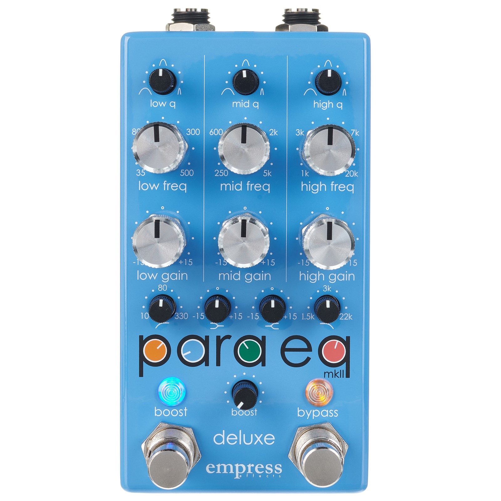 Empress Effects ParaEQ MKII Deluxe Bedienoberfläche