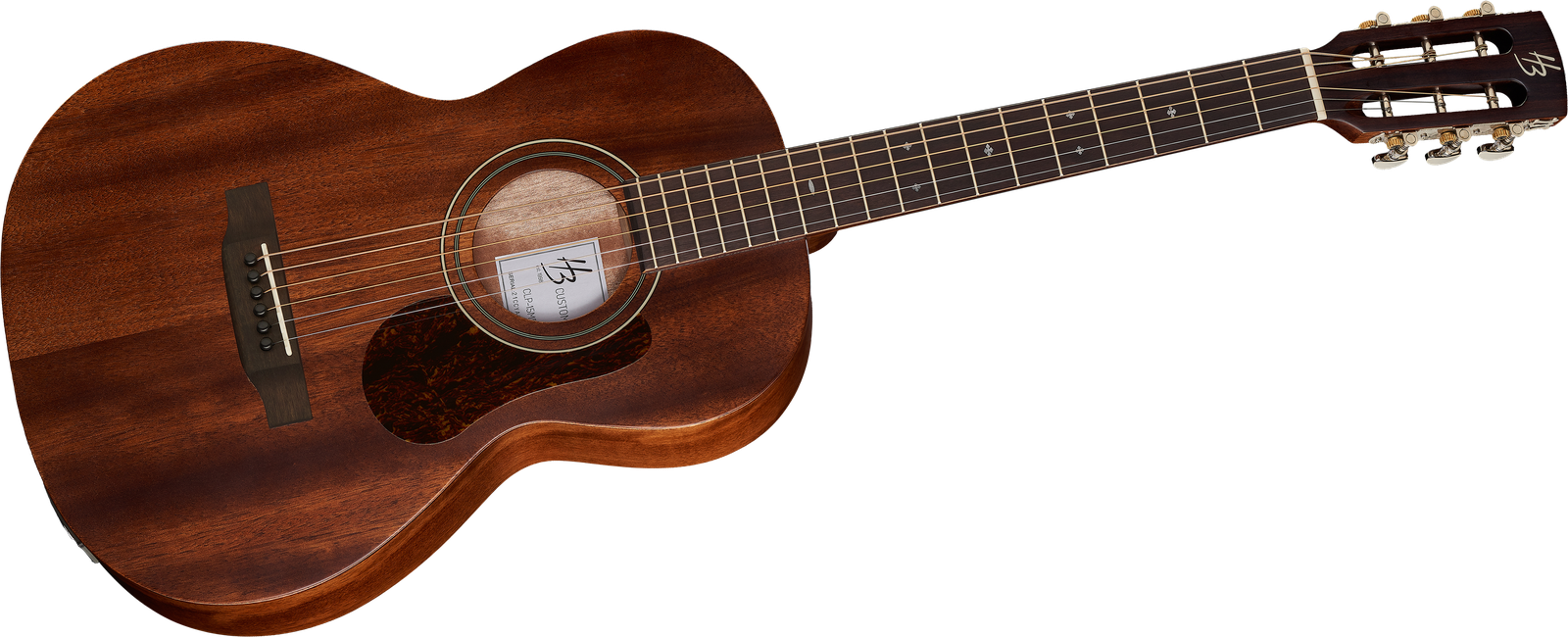 00 Parlor Folk Gitarre Harley Benton Custom Line CLP-15ME von vorne