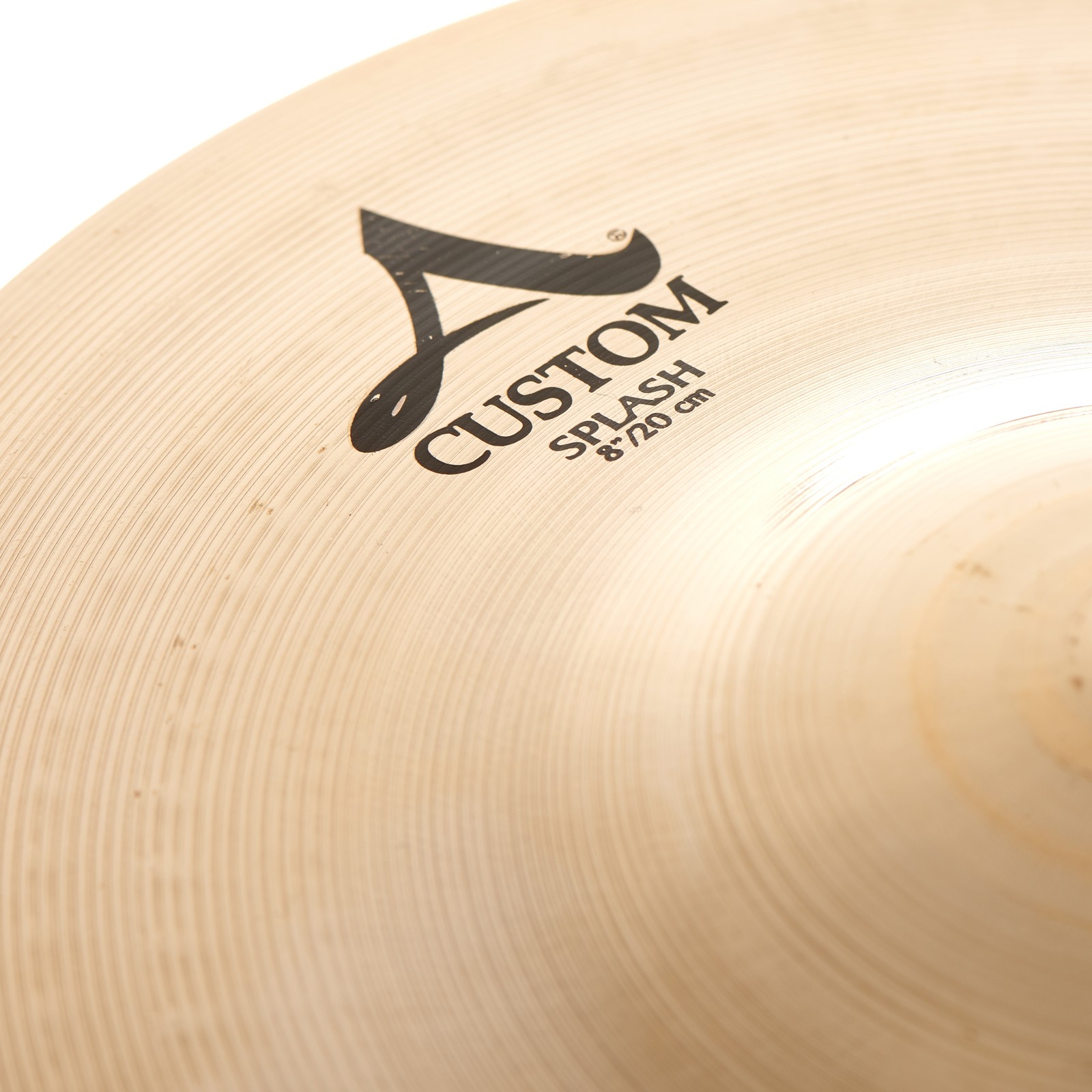Oberseite des Zildjian A-Custom 08" Splash Beckens