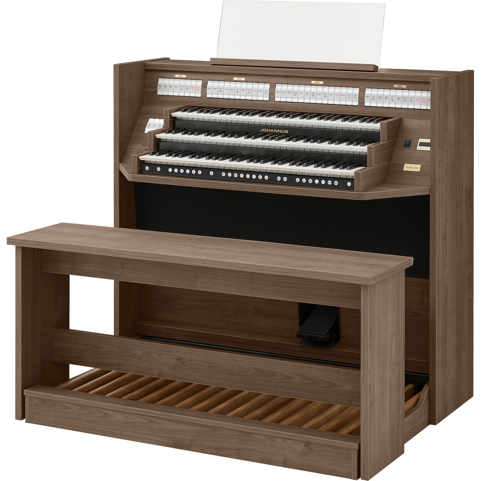 Johannus Studio 360 Nautilus Teak Hausorgel