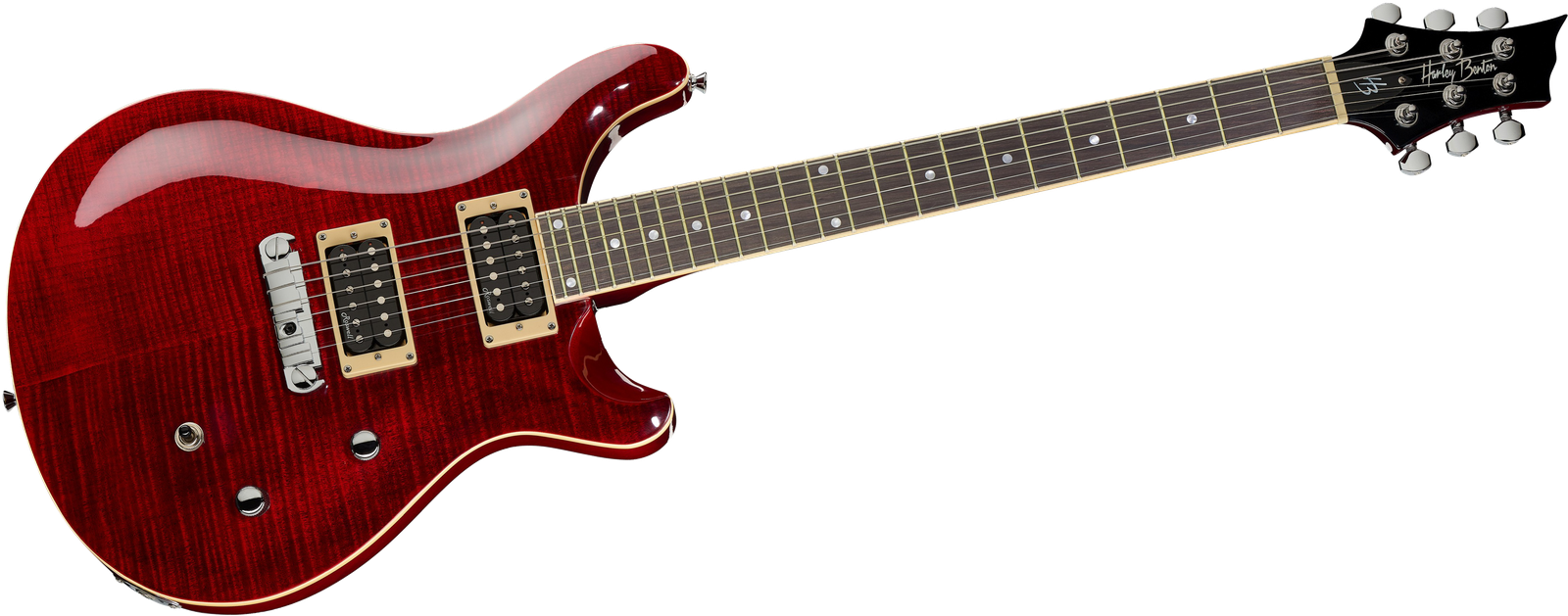 Harley Benton CST-24 Black Cherry Flame Korpus