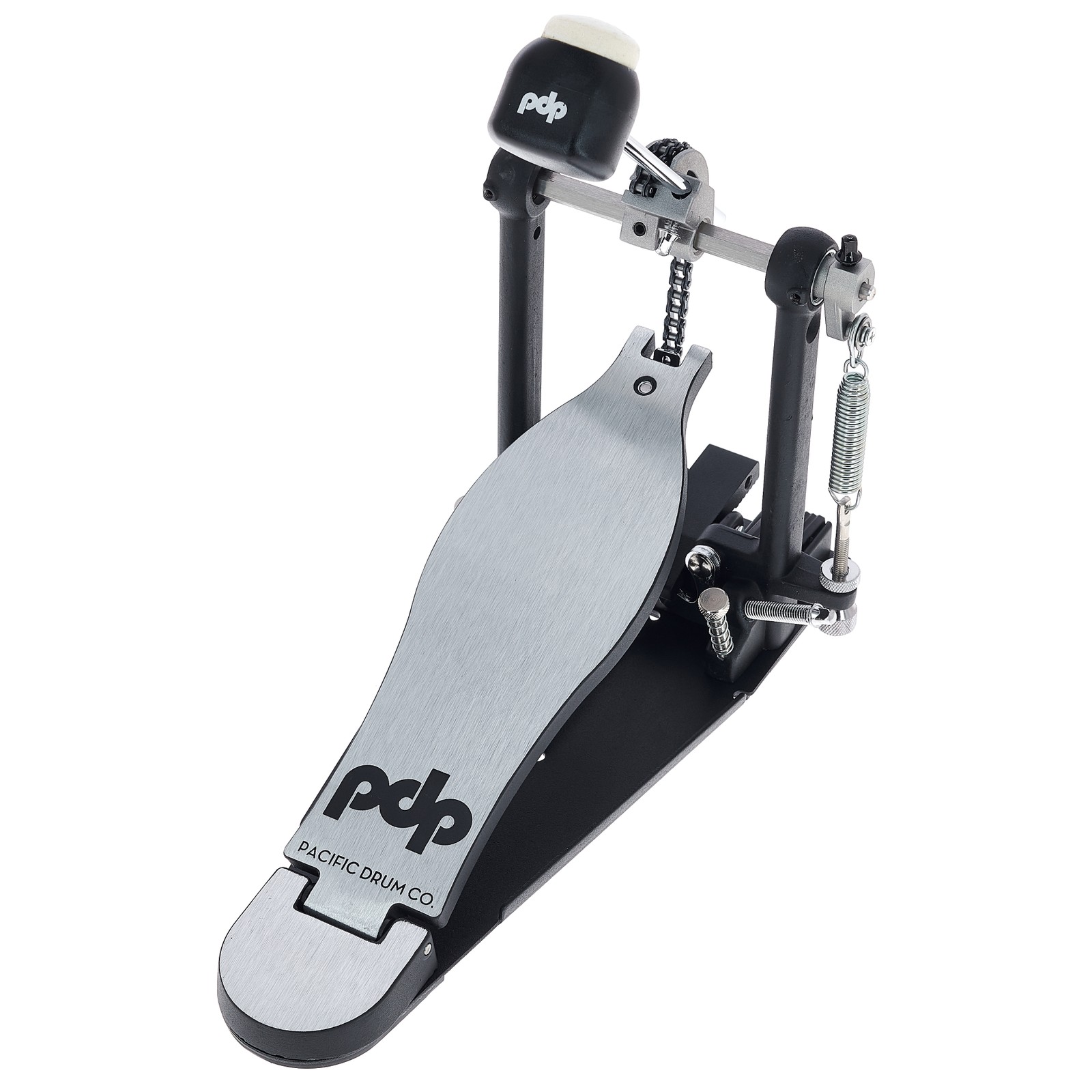 Single Bassdrum Pedal PDP mit Bodenplatte