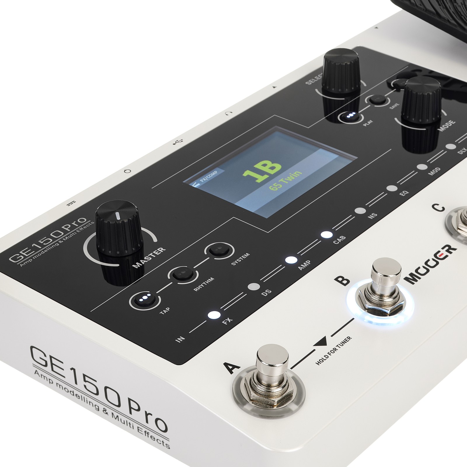 Controls of the Mooer GE150 PRO