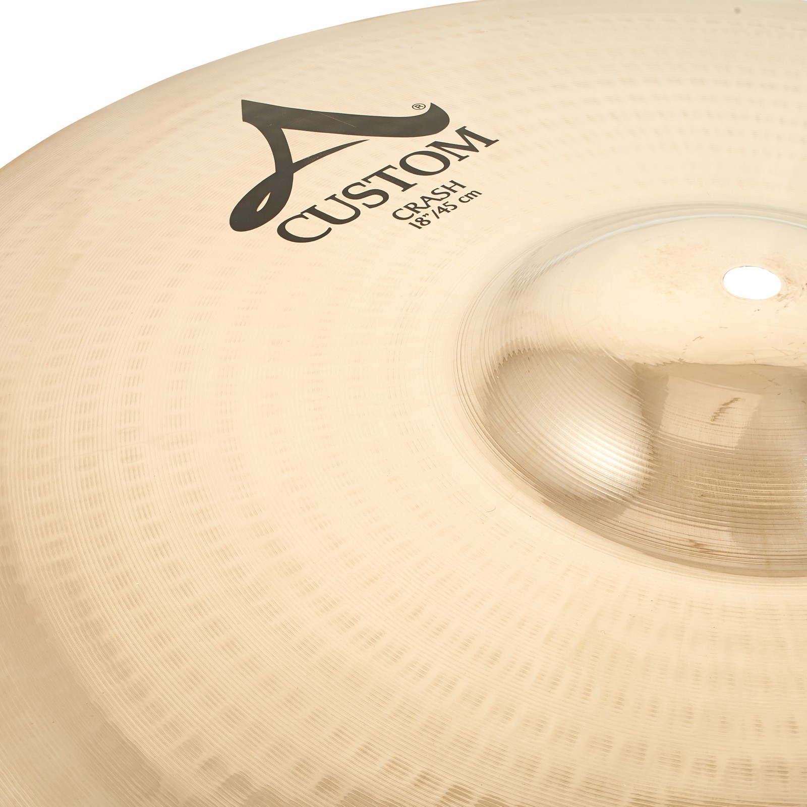 Oberseite des Zildjian A-Custom 18" Crashbecken