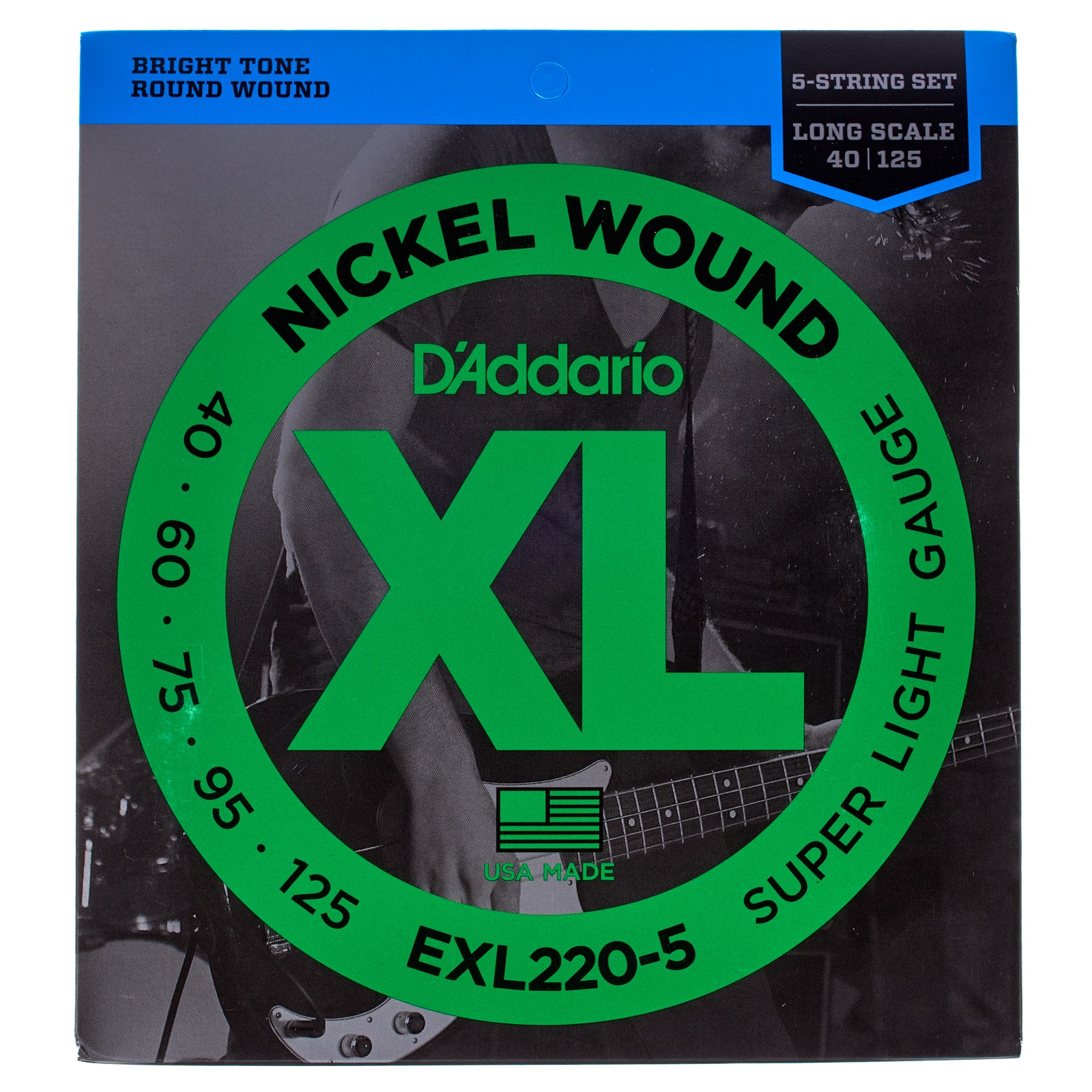 Daddario EXL220-5 Saitensatz für E-Bass