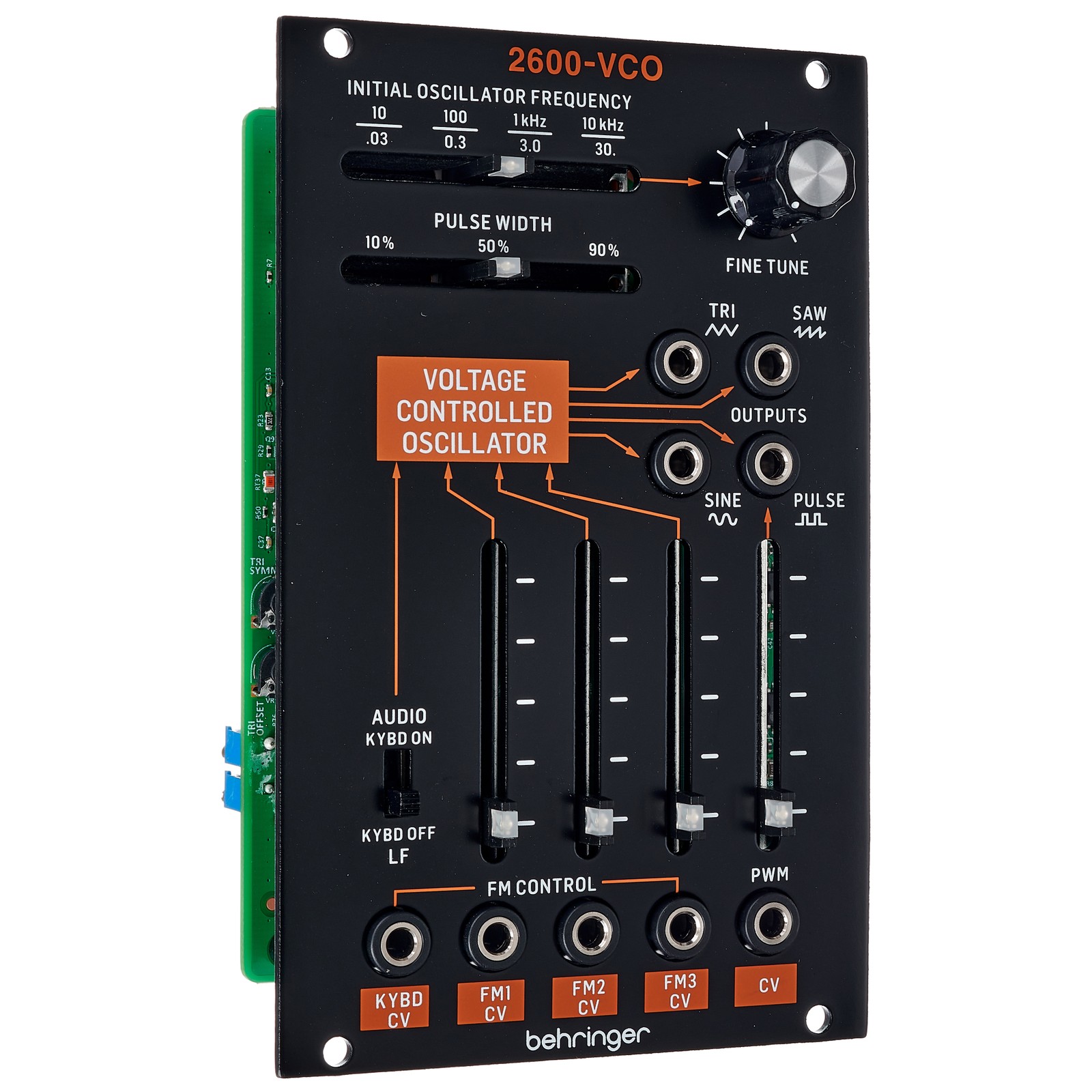 Komplettansicht des Behringer 2600-VCO