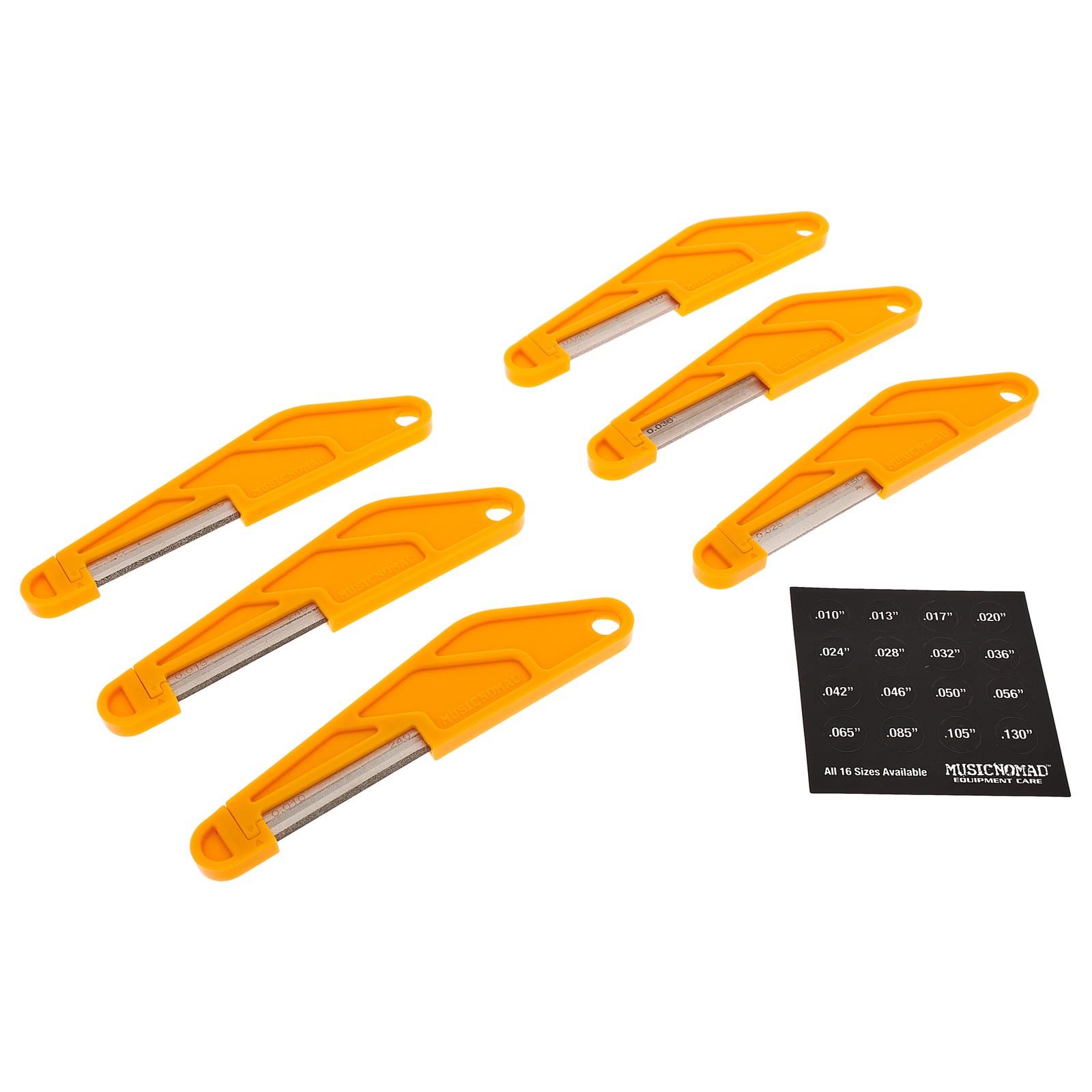MusicNomad Diamond Nut File Set
