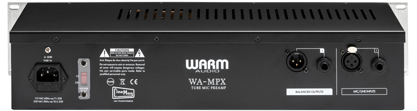 Warm Audio WA-MPX von hinten