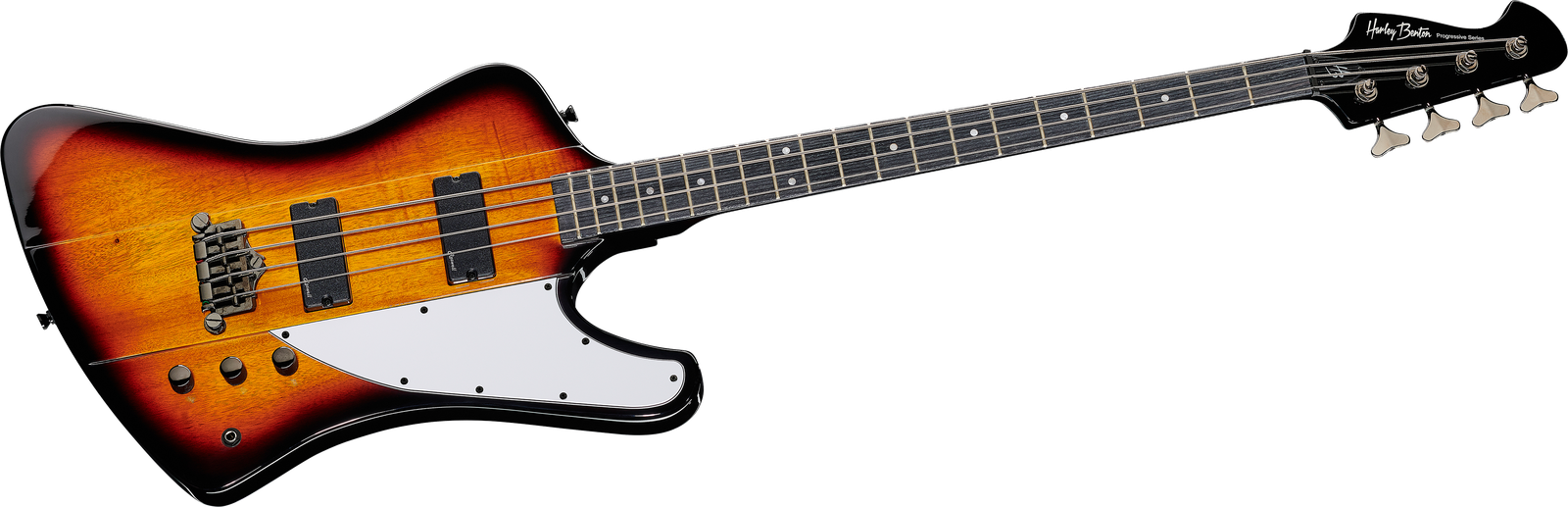 frente del bajo eléctrico Harley Benton TB-70VS Deluxe Series