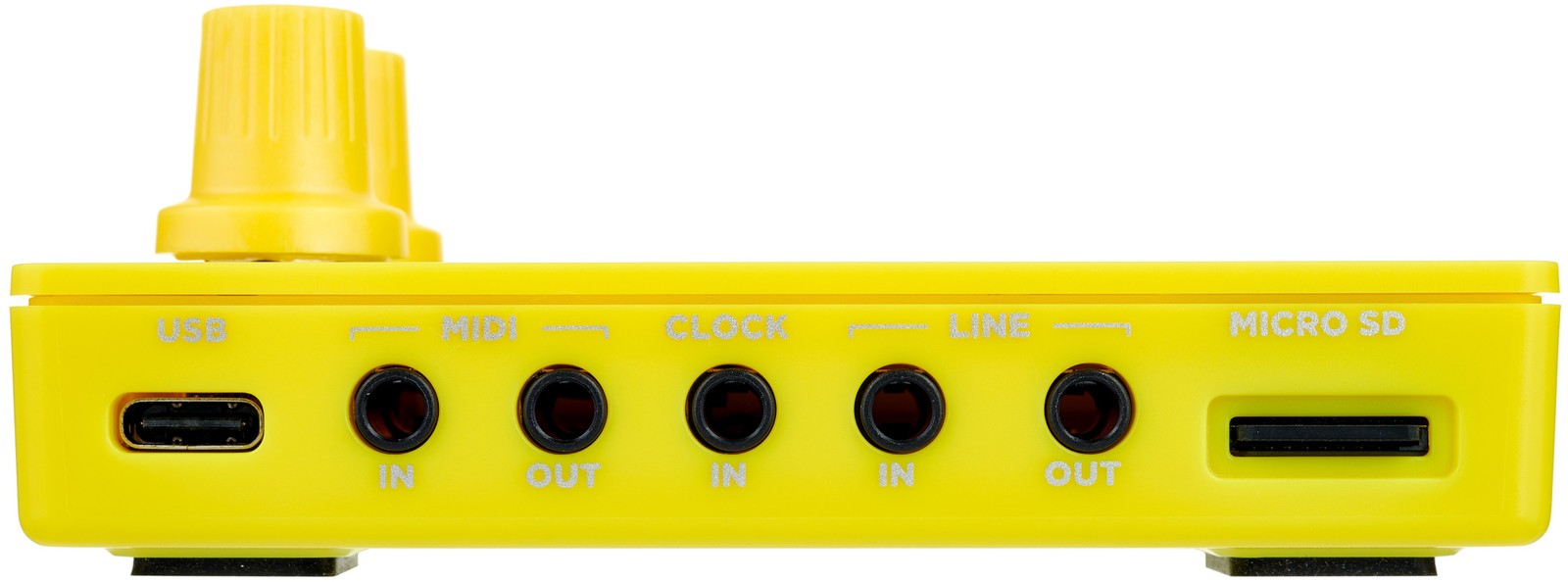 1010music Nanobox Lemondrop, rear view with ports