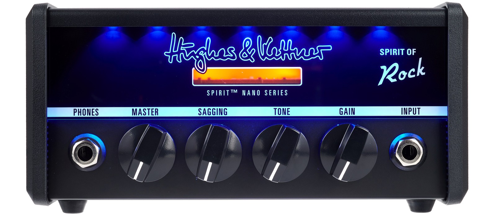 Hughes & Kettner Spirit of Rock Nano-Topteil für E-Gitarre, Regler vorne