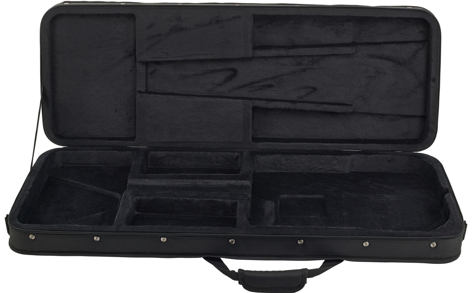 Opened Harley Benton LightCase-El-Guitar 