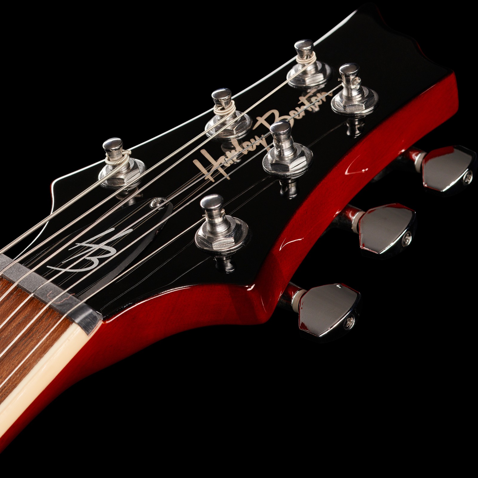 Harley Benton guitar CST-24T headstock
