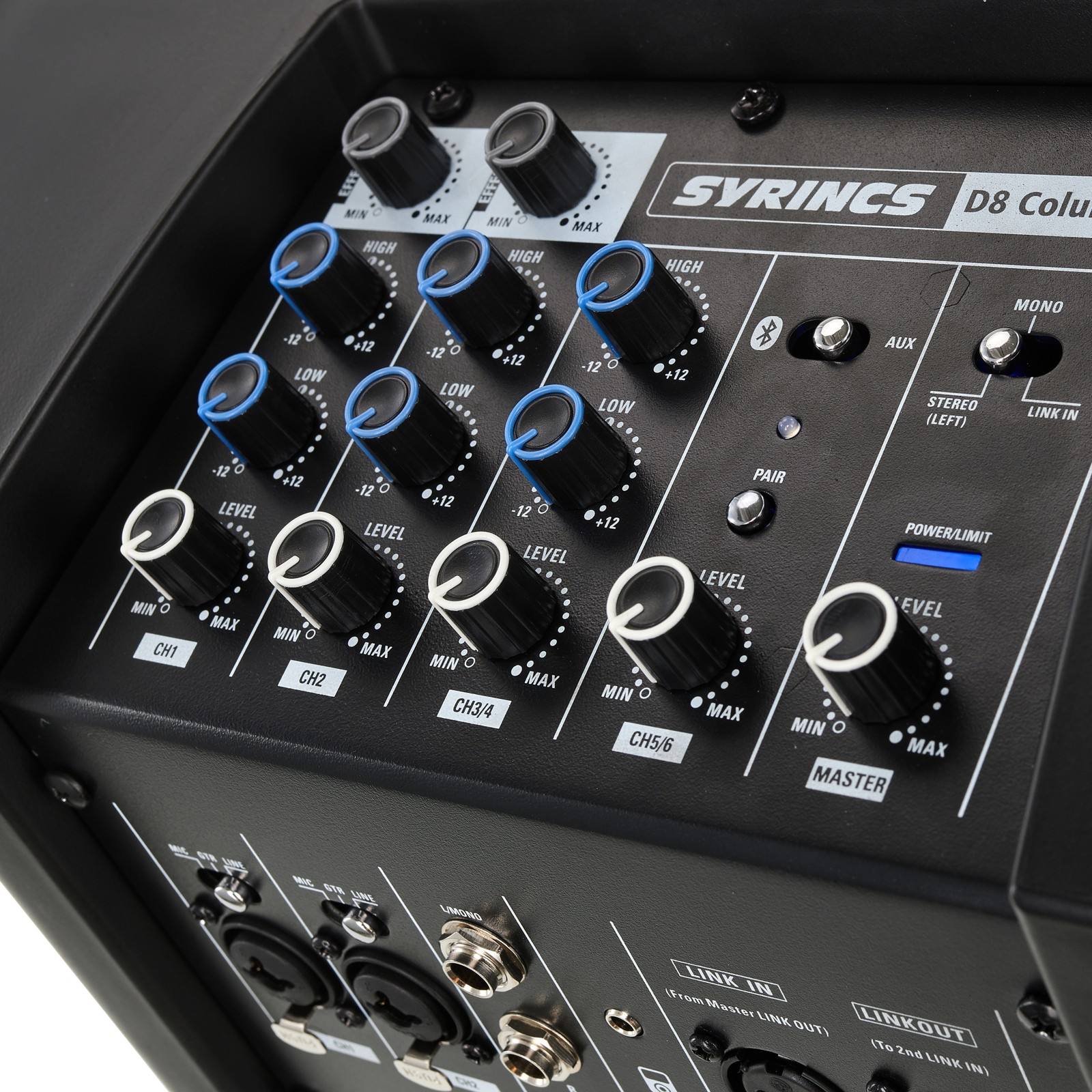 Integrated mixer on the Syrincs D8 Column