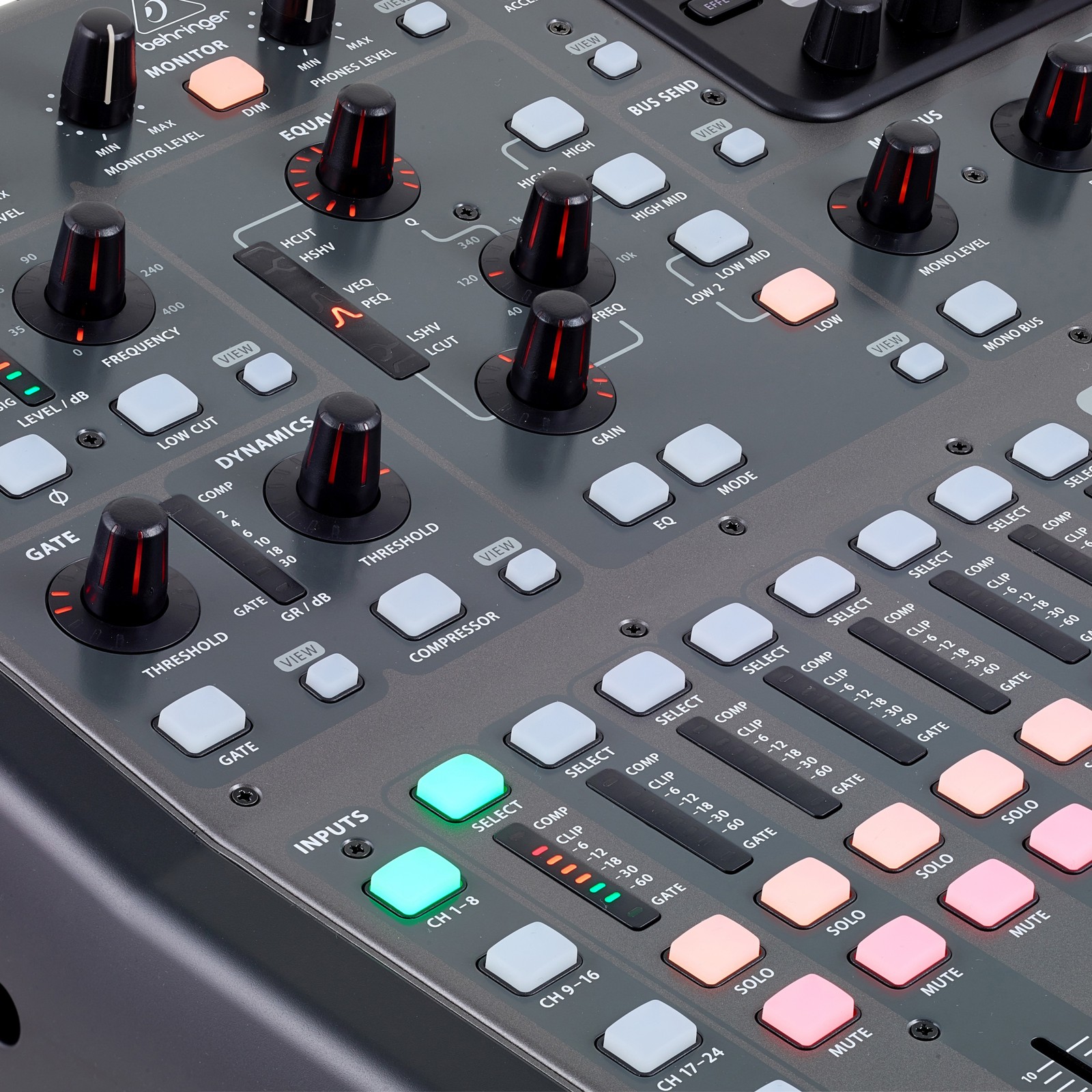 Panel obsługi Behringer X32 Producer