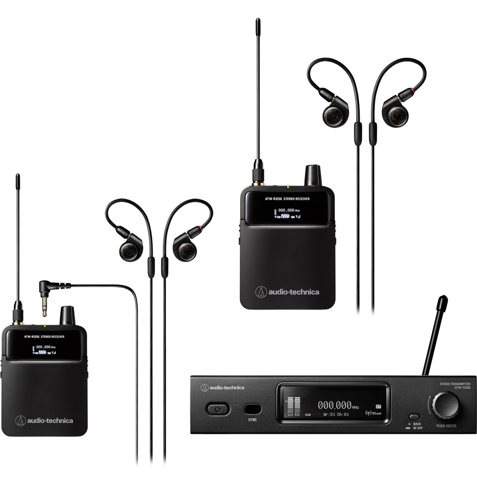 Audio-Technica ATW-3000 DF2 Twin Bundle