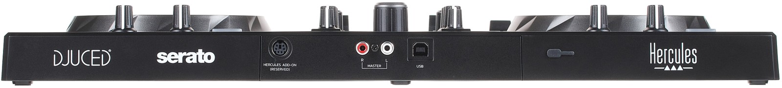 Face arrière et connectiques du DJ Control Hercules 300 MK2