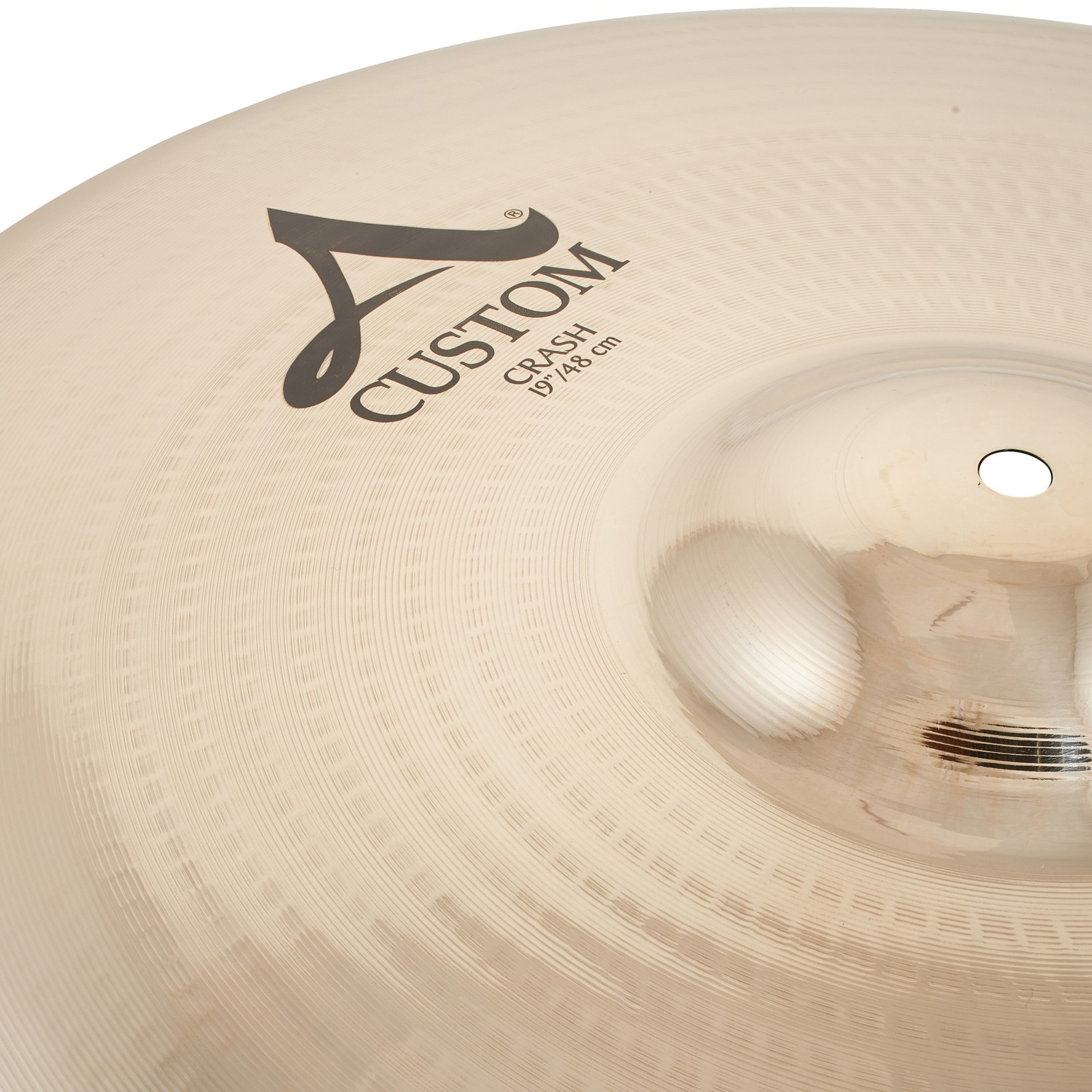 Oberseite des Zildjian A-Custom 19" Crashbecken