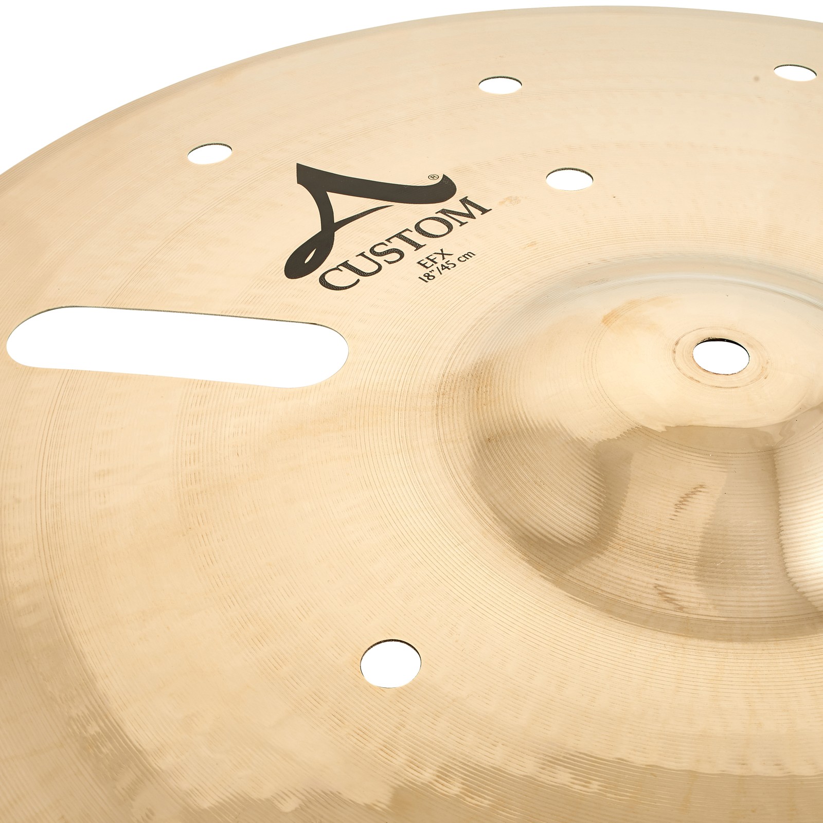 Oberseite des Zildjian A-Custom 18" EFX Beckens