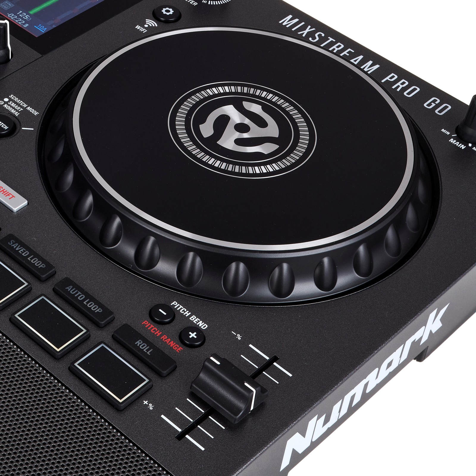 Jog wheel en el Numark Mixstream Pro GO