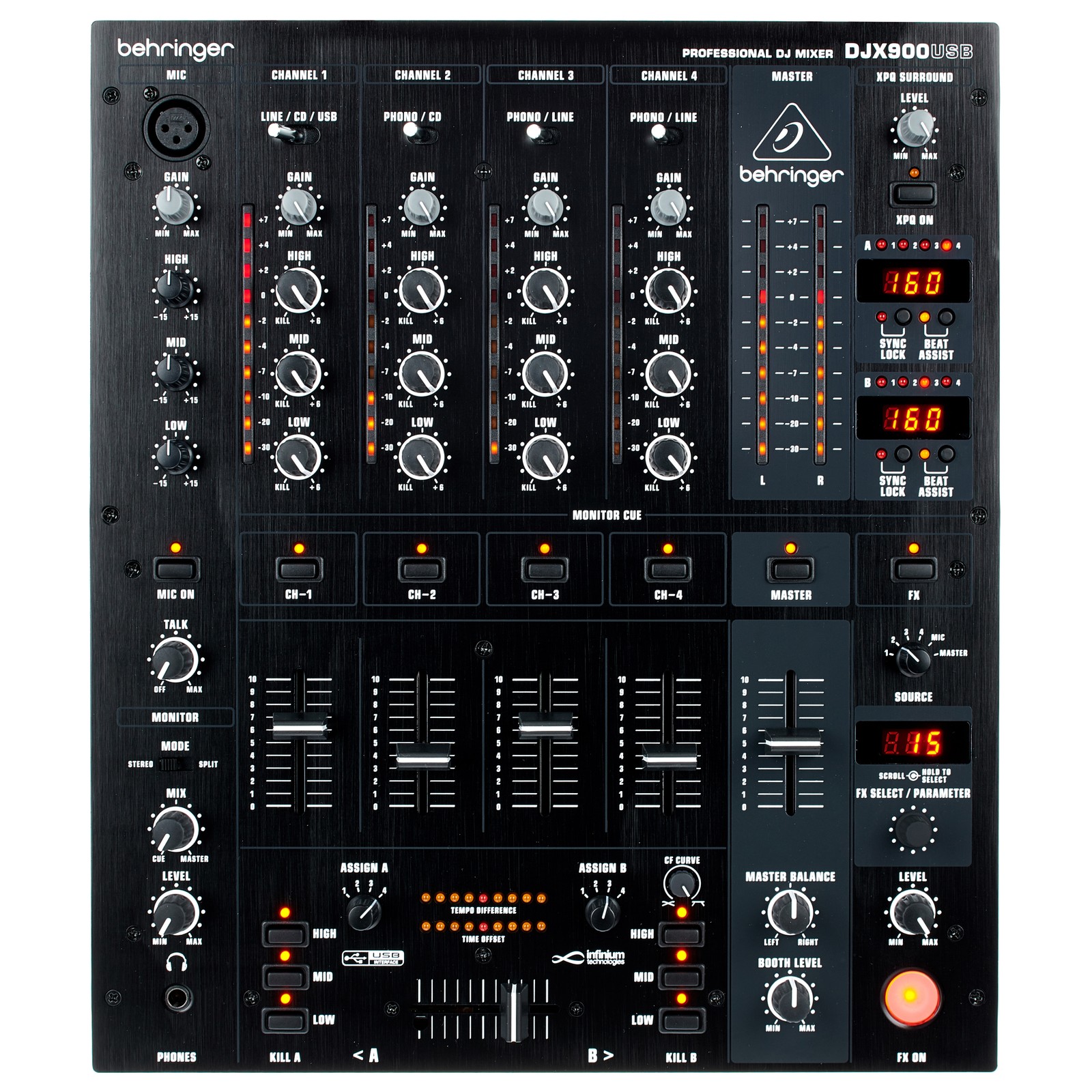 Behringer Djx900 USB DJ-Mixer