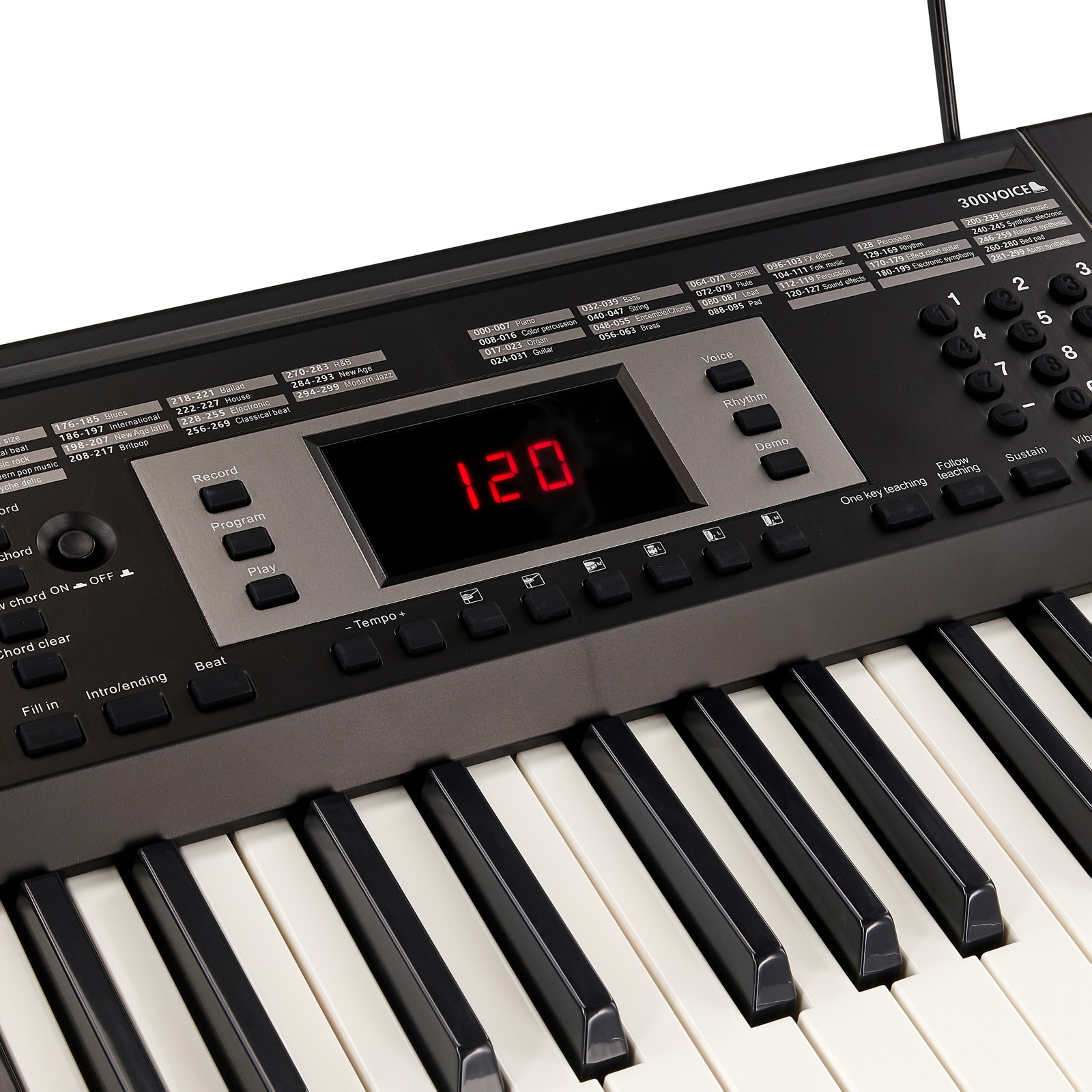 Bedienoberfläche des Startone BK-61 Keyboard