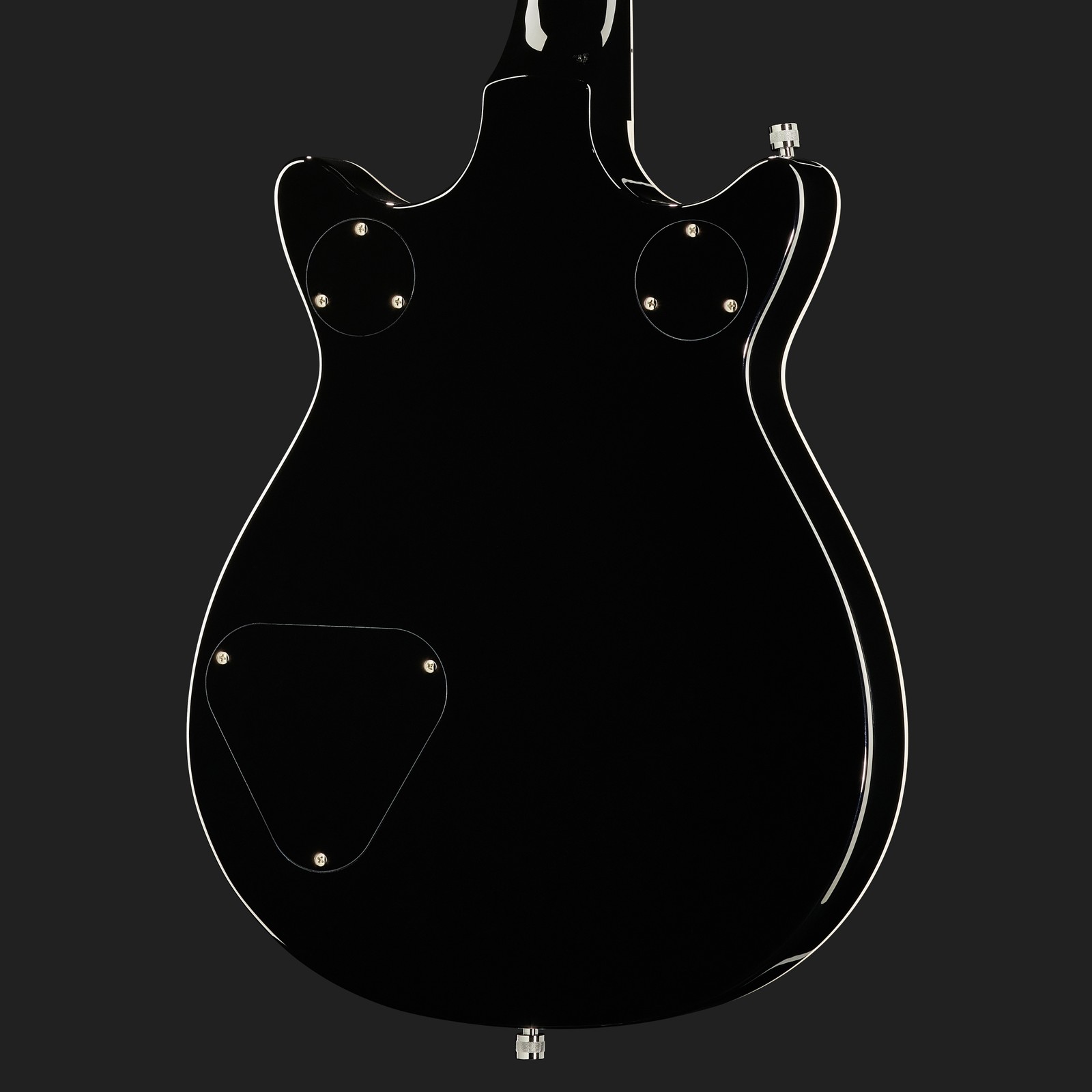 Schwarze Korpusrückseite der Gretsch G5222 Electromatic Double Jet