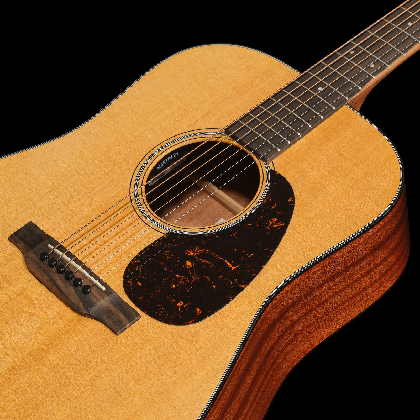 Martin Guitar D-12E Retro Nat, Decke
