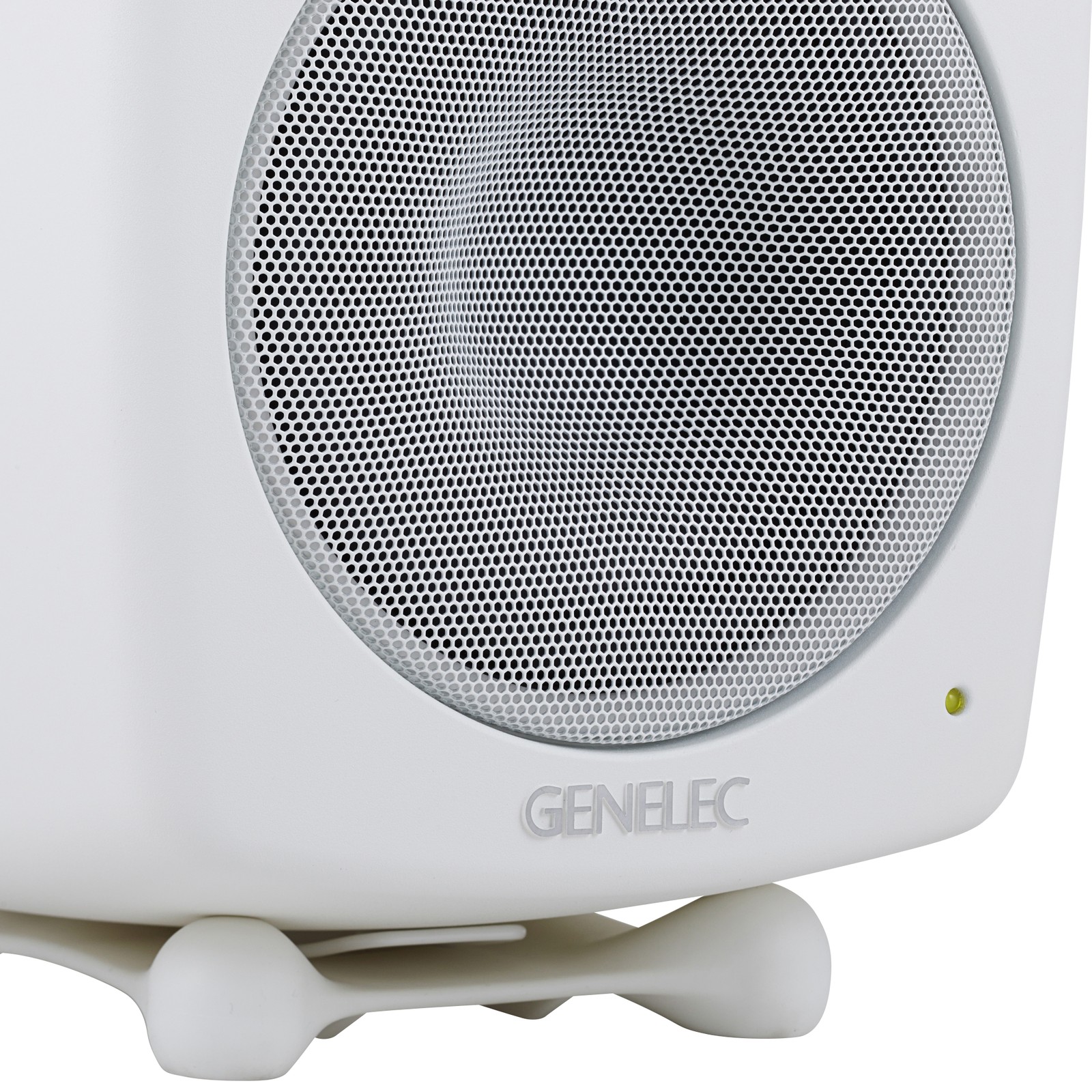 Front of the Genelec 8040 BWM with IsoPod
