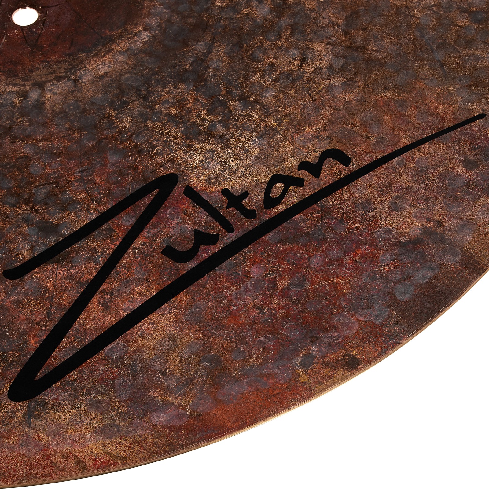 Zultan logo on the 22" Raw Jazz Ride Cymbal