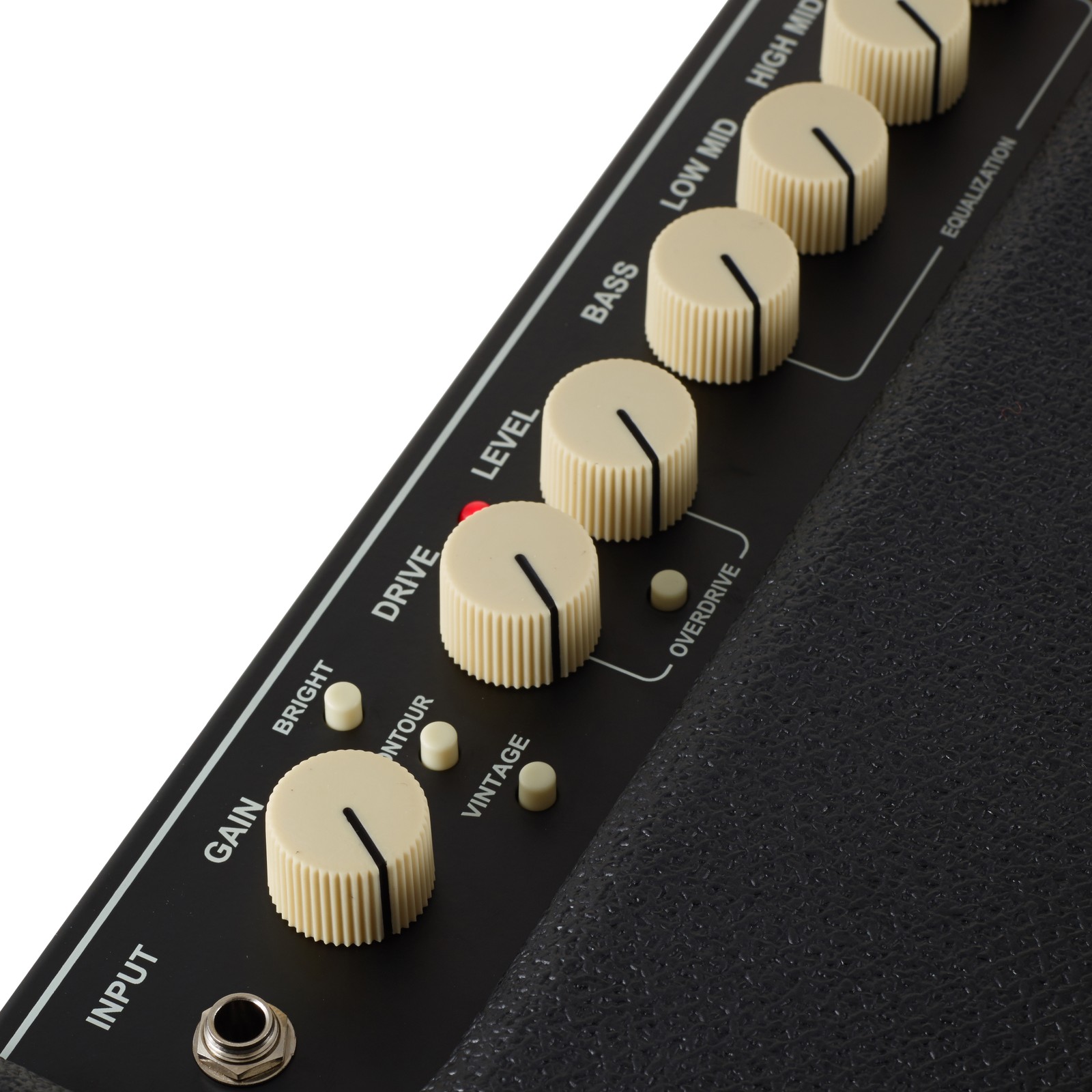 Controls on the Fender Rumble 40 Bass Combo Amplifier