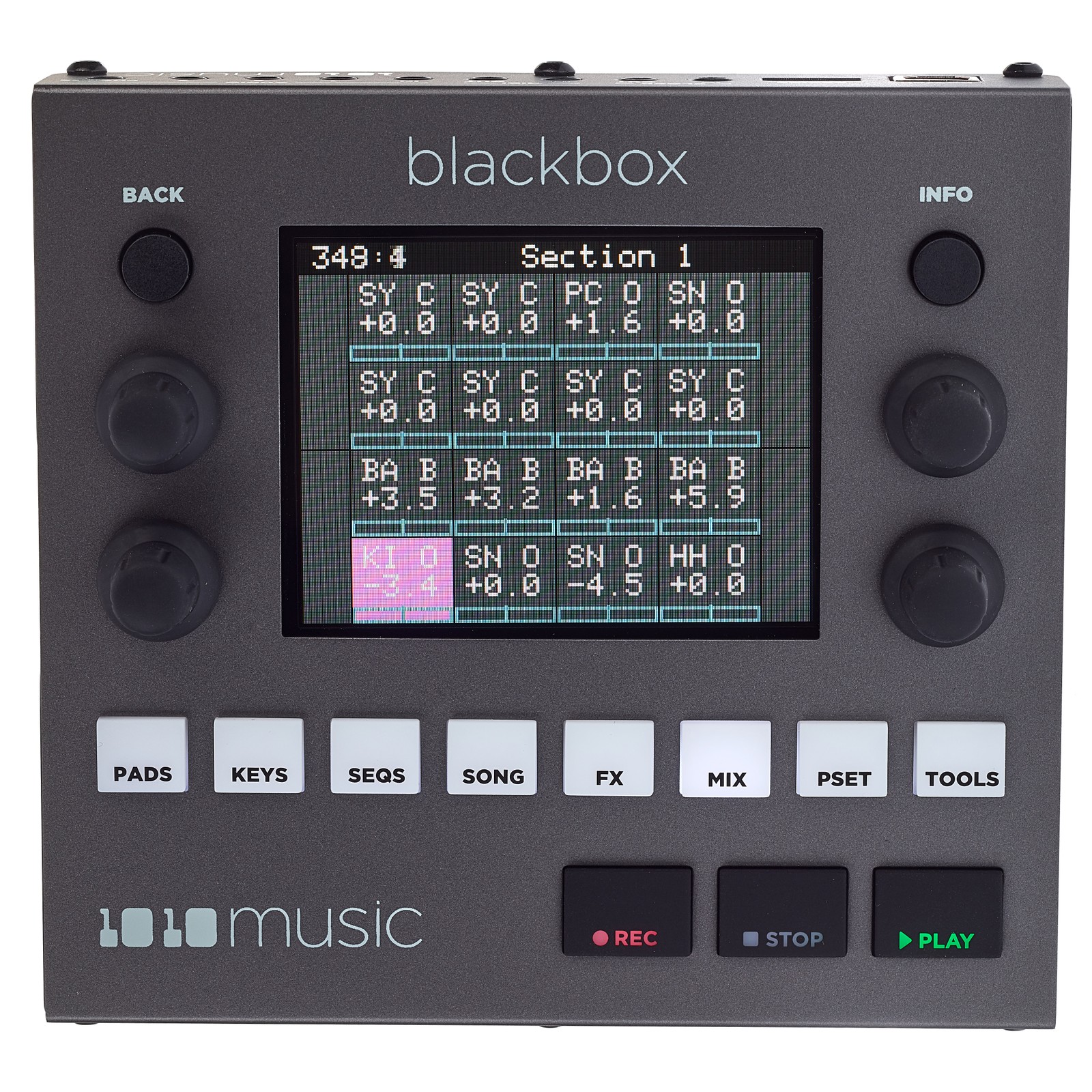 1010music blackbox, compact sampling studio