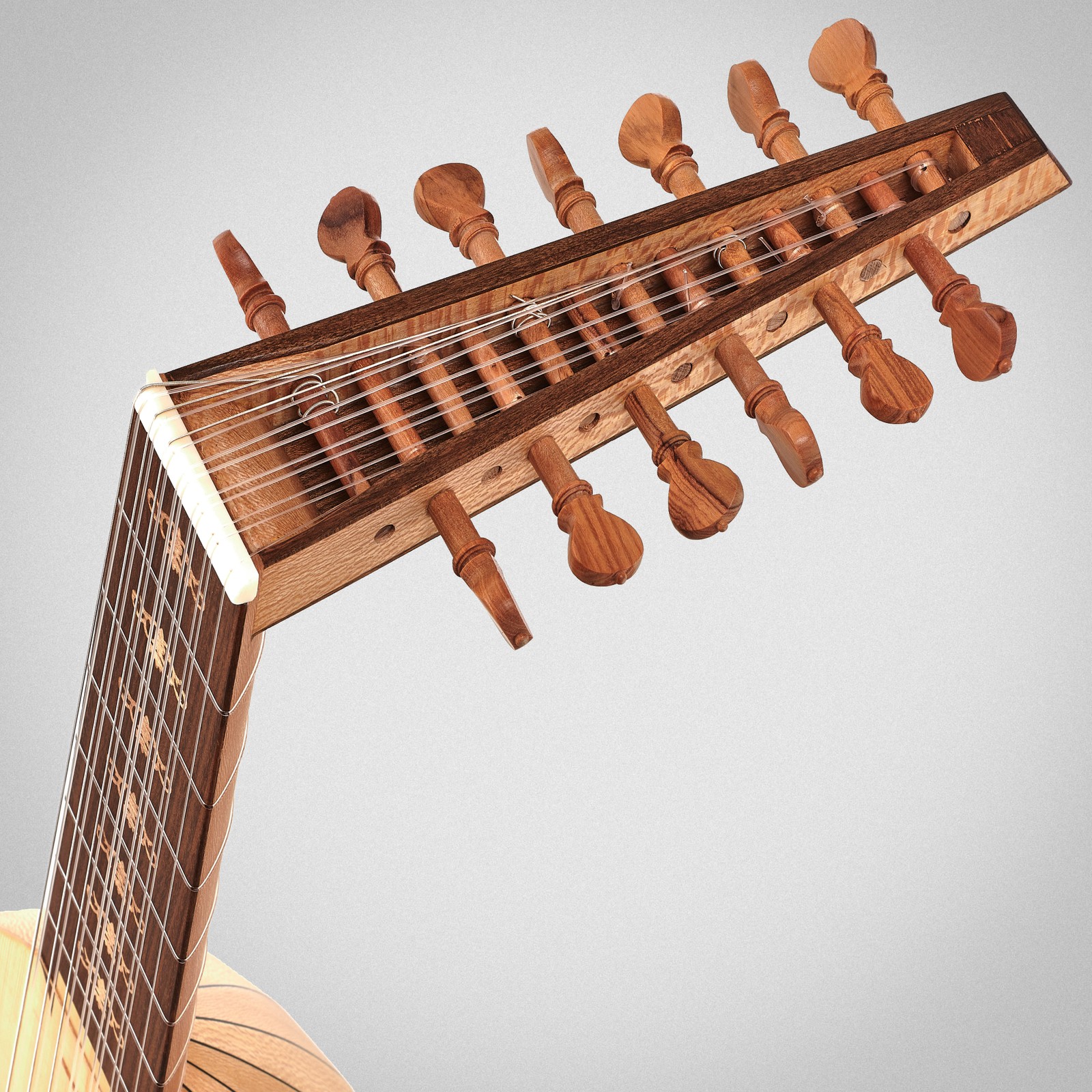Holzwirbel der Thomann Renaissance Lute Deluxe 7C