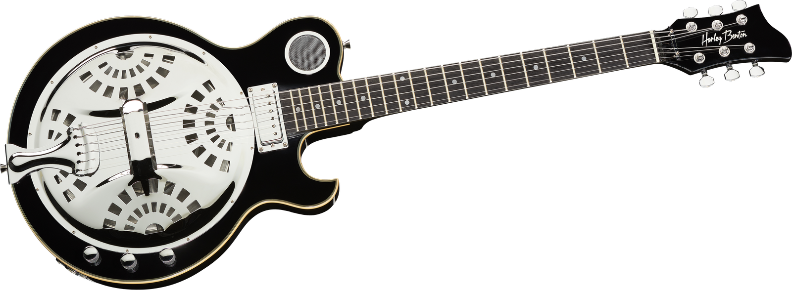 Harley Benton Custom Line ResoKing BK E-Gitarre