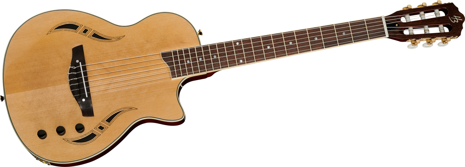Harley Benton Nashville Nylon NT Solid-Body Akustikgitarre mit Tonabnehmer