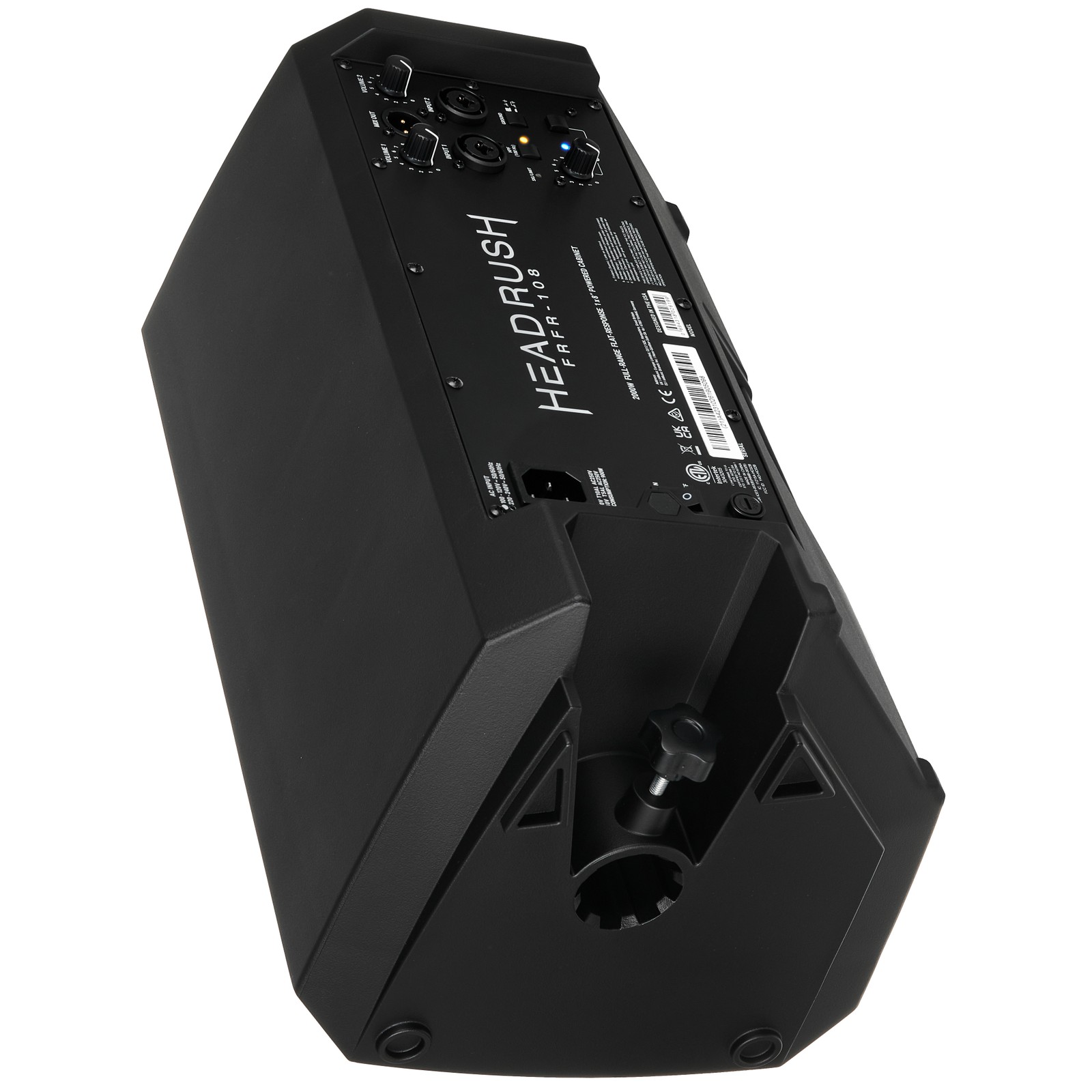 Unterseite des Headrush FRFR108 MKII Fullrange Lautsprechers