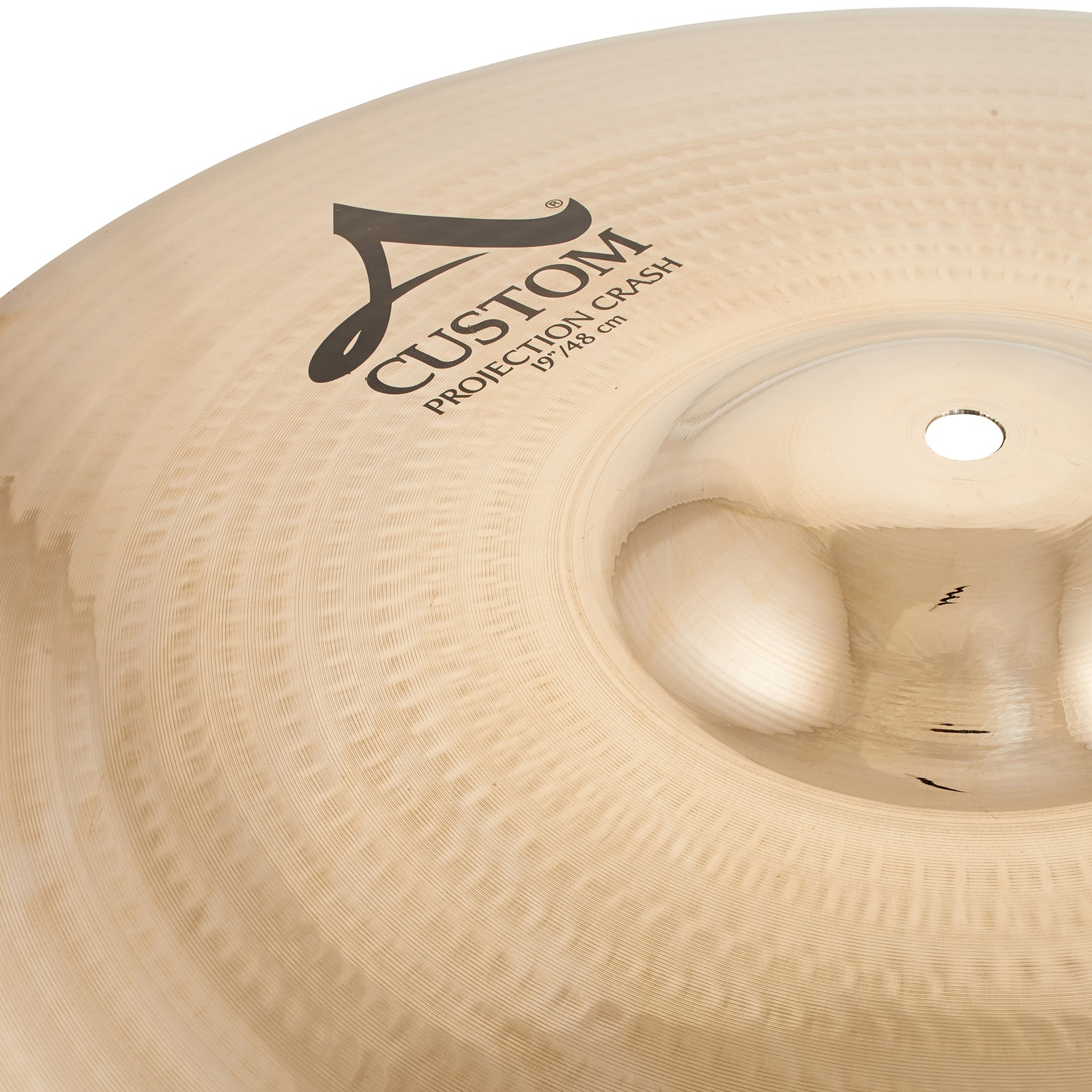 Oberseite des Zildjian A-Custom 19" Projection Crashbeckens