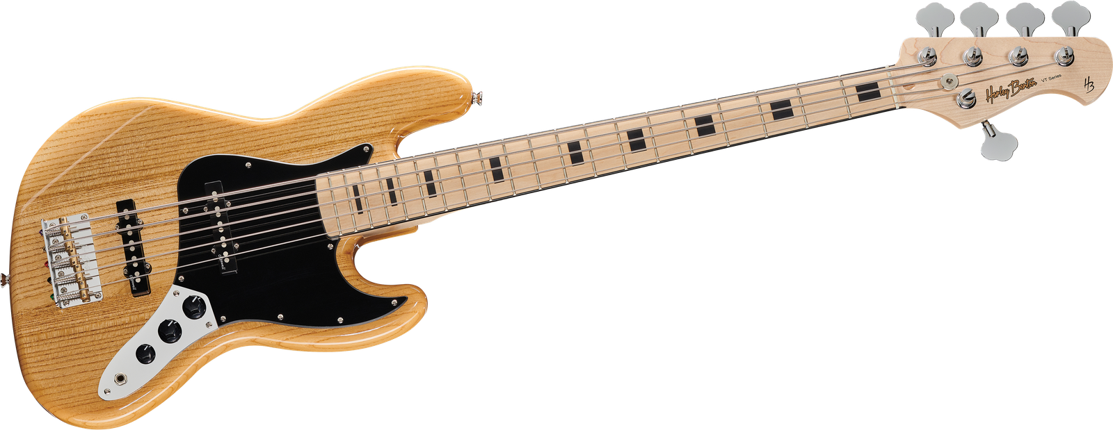 Harley Benton JB-75-5MN NA Vintage Series five-string bass guitar