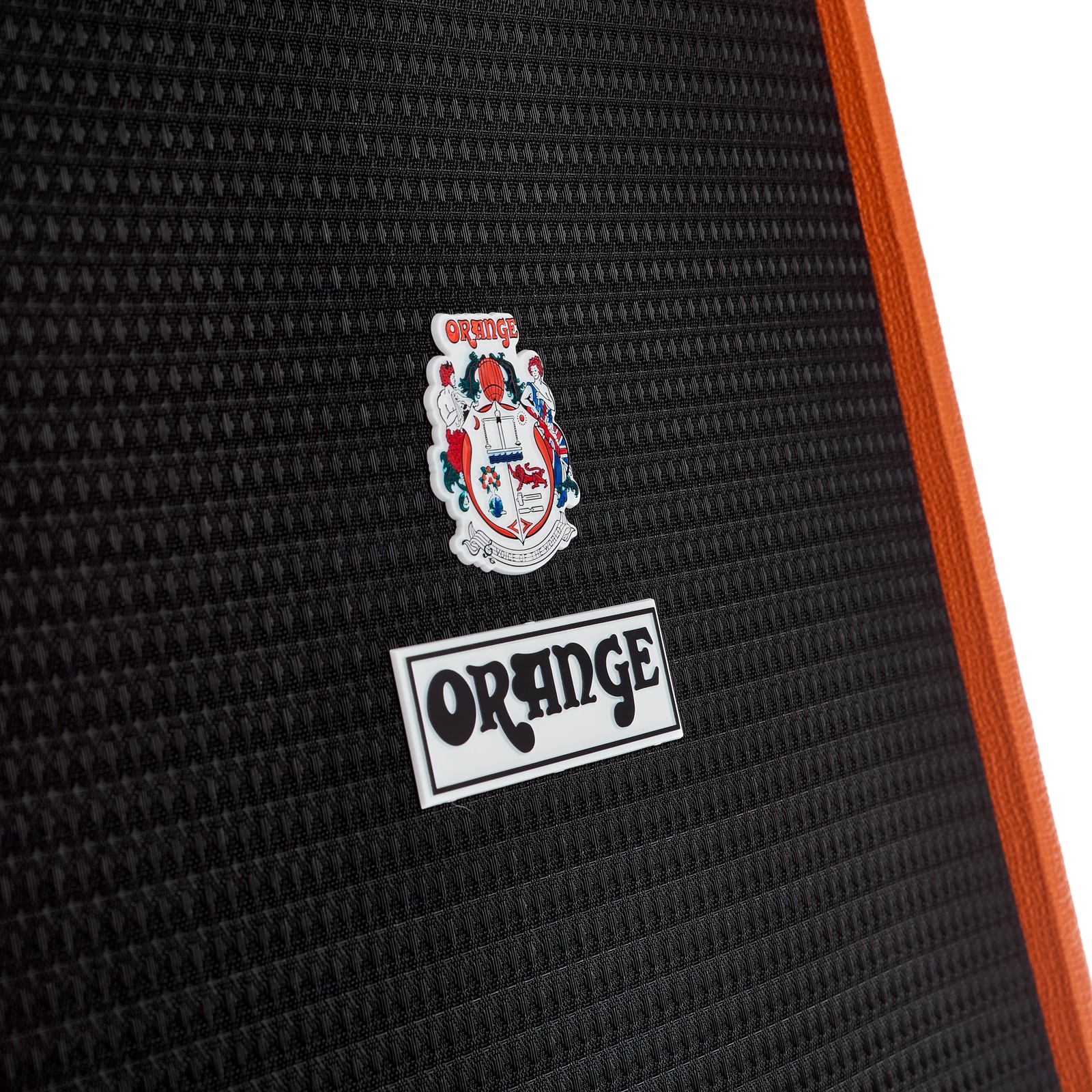 Orange logo on Crush Bass 50 Amplifier