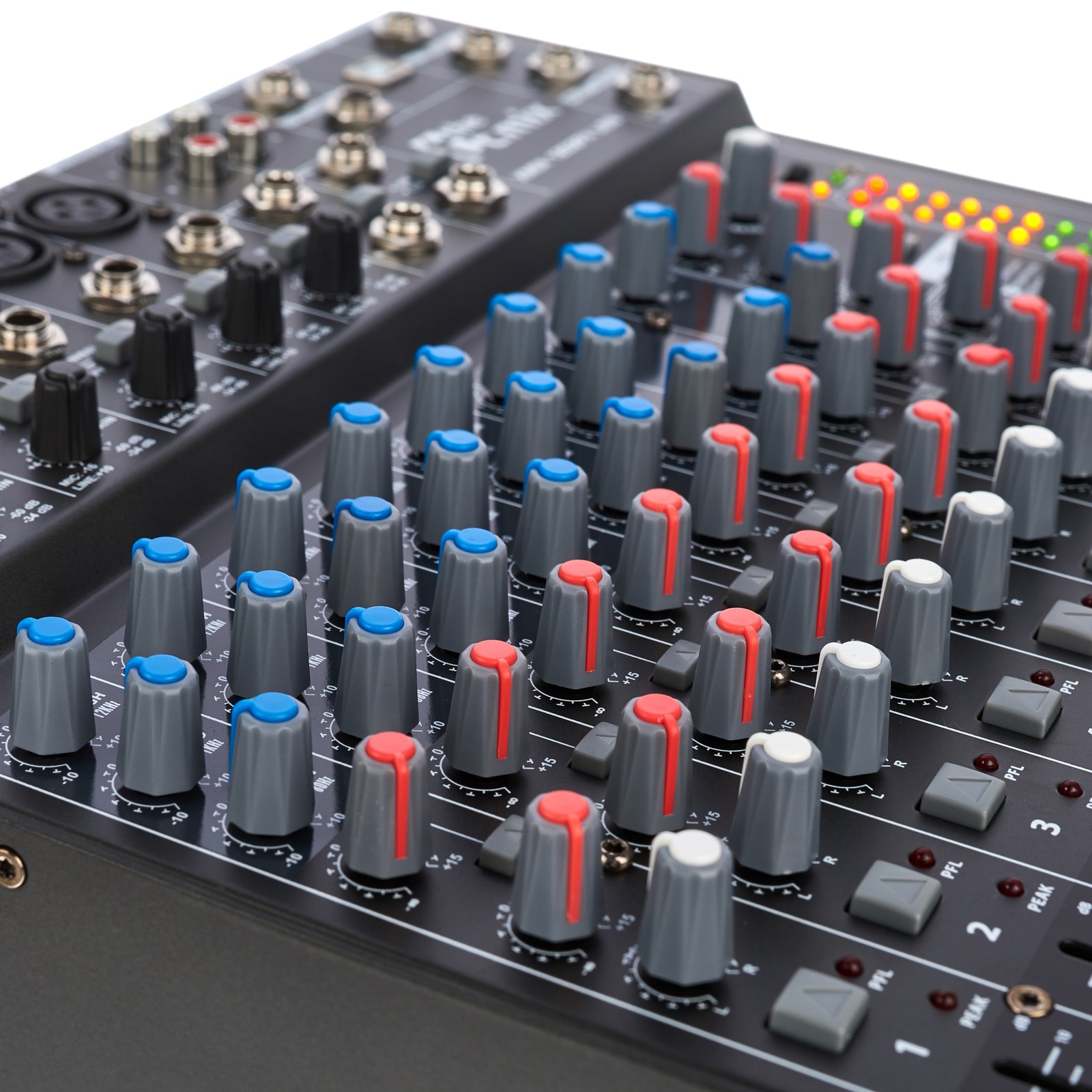 Control knobs on the t.mix 1202 FX USB