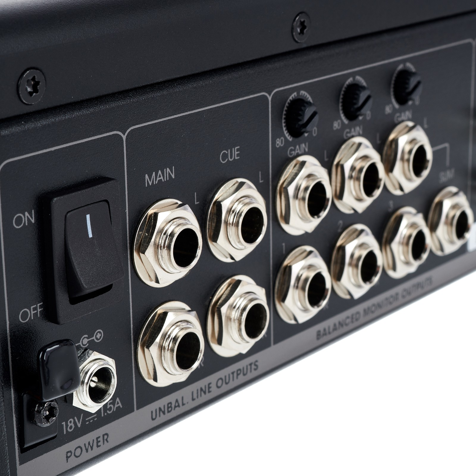 Palmer Monicon XL monitor controller, outputs and sockets