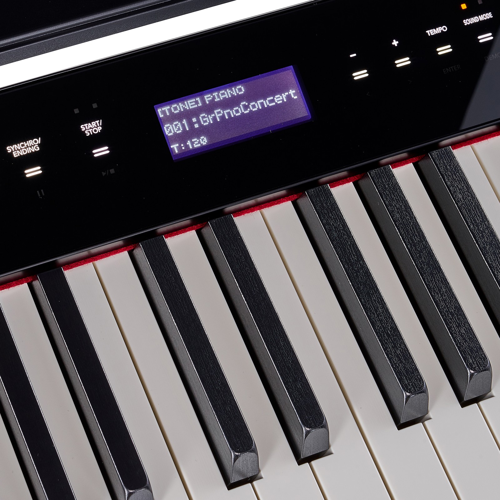 Détail du clavier du PX-S3100 BK Privia de Casio