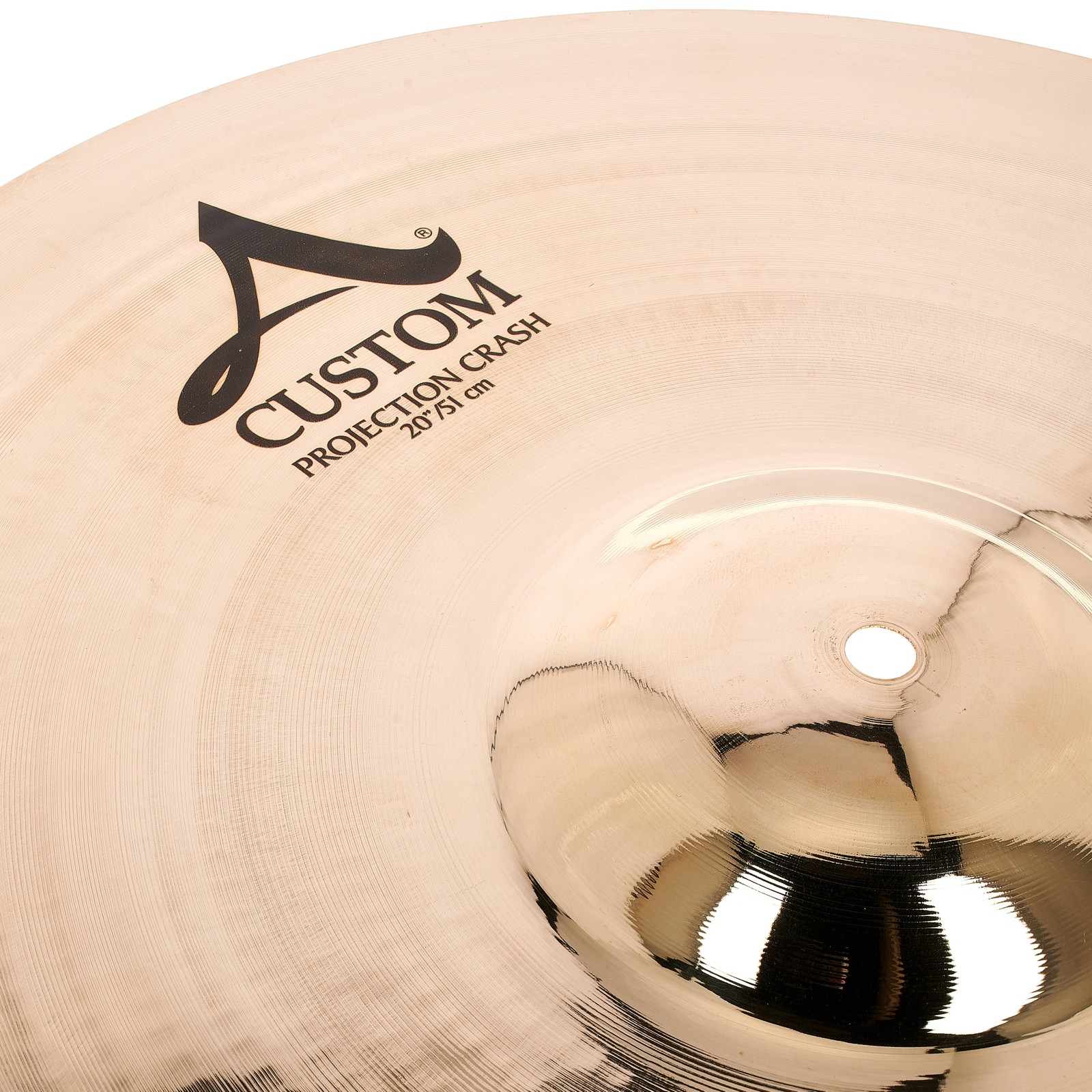 Oberseite des Zildjian A-Custom 20" Projection Crashbeckens