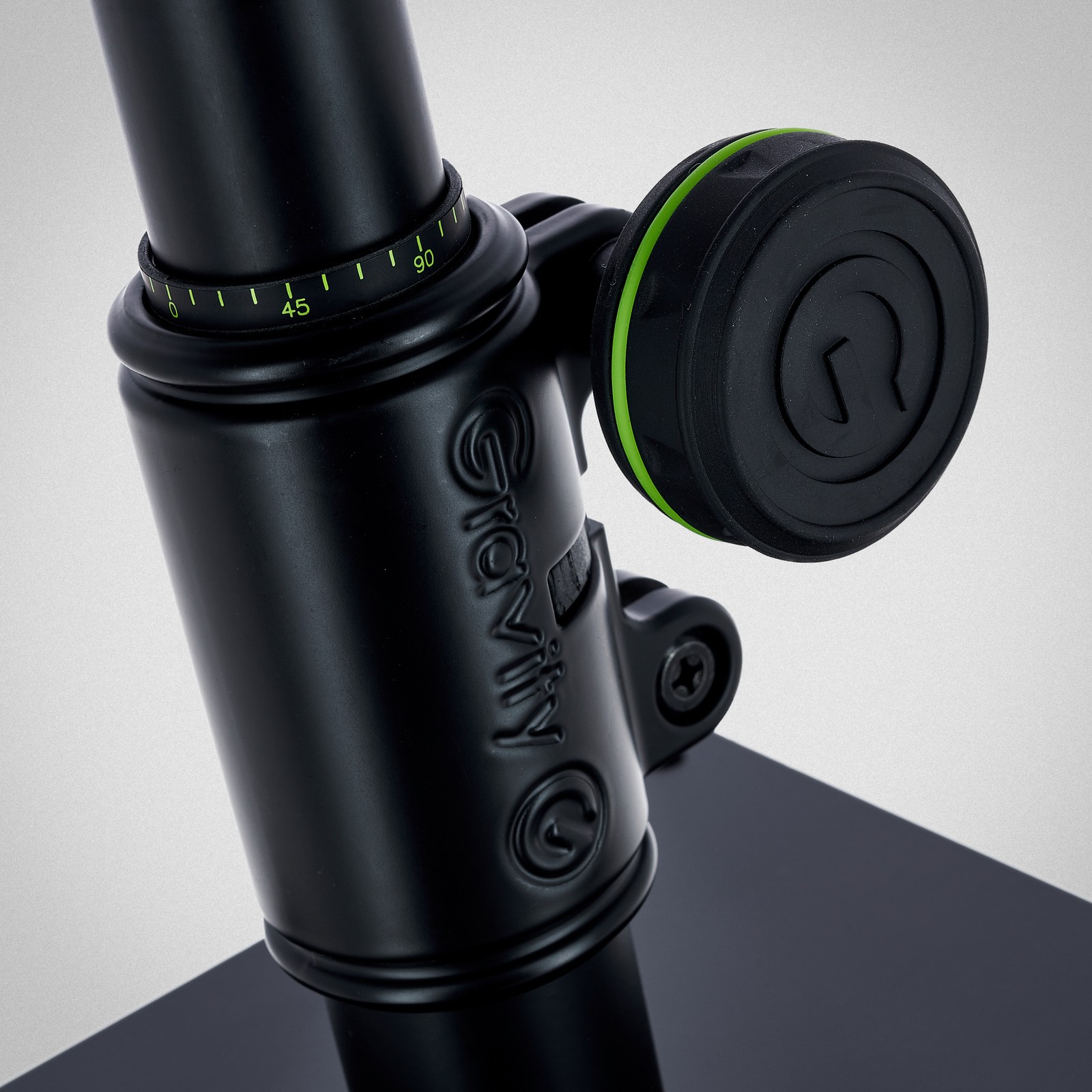 Einstellschreaube des Gravity SP 3102 mit Herstellerlogo